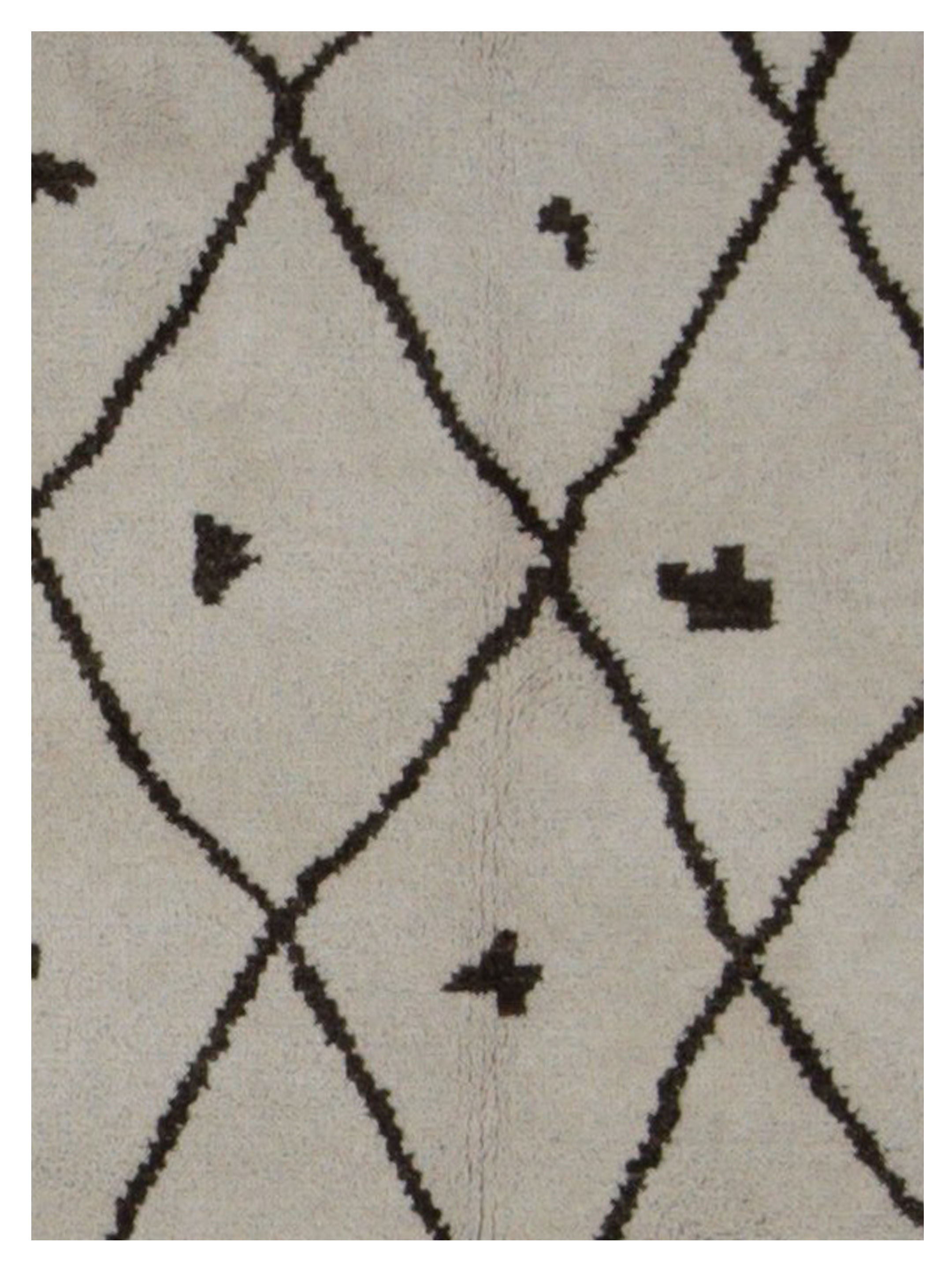 Moroccan I Hand Knotted Beige 8x10 - Image 4 of 5