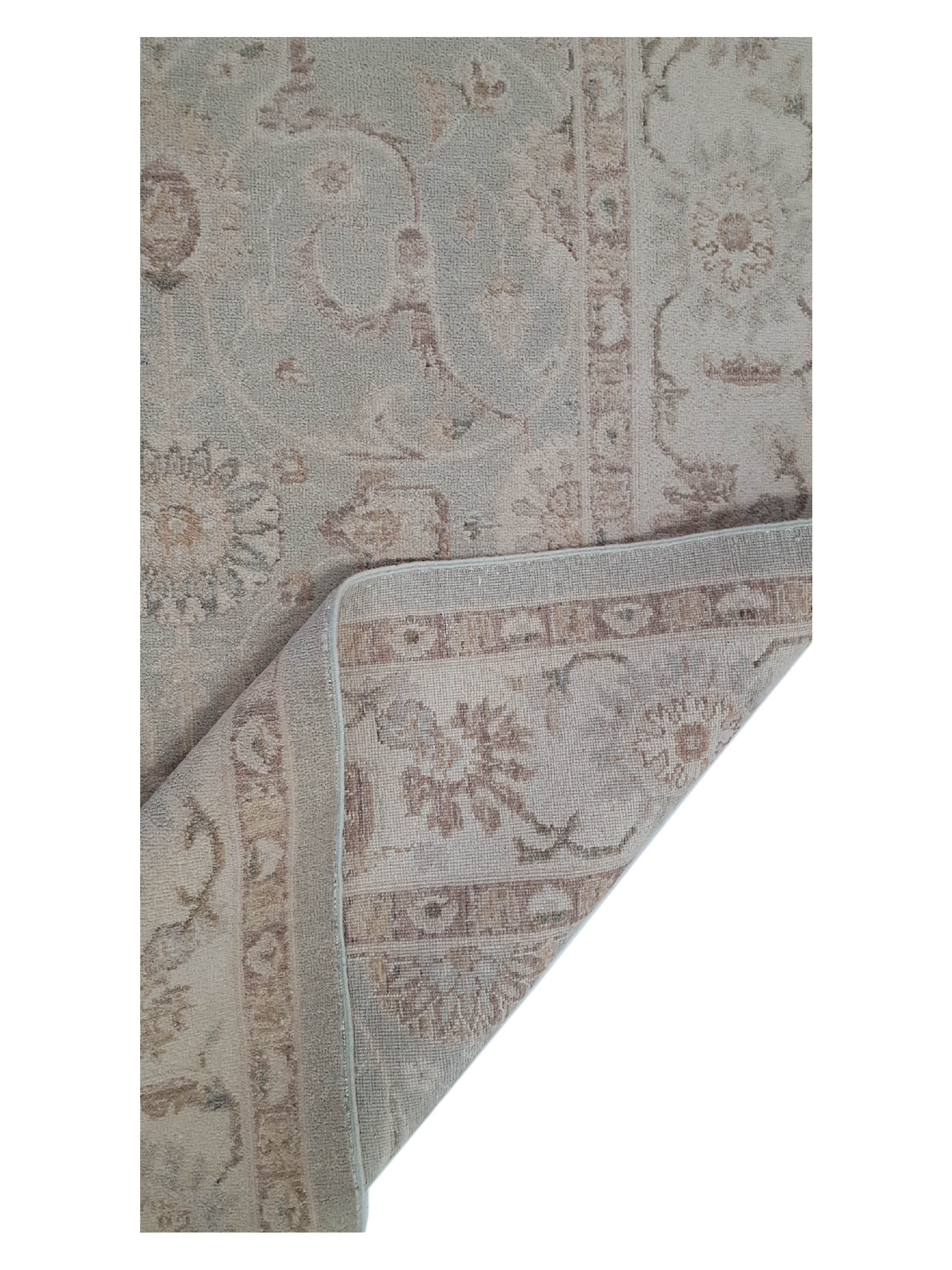 Ziegler Hand Knotted Lt.Green 8x10 - Image 3 of 6