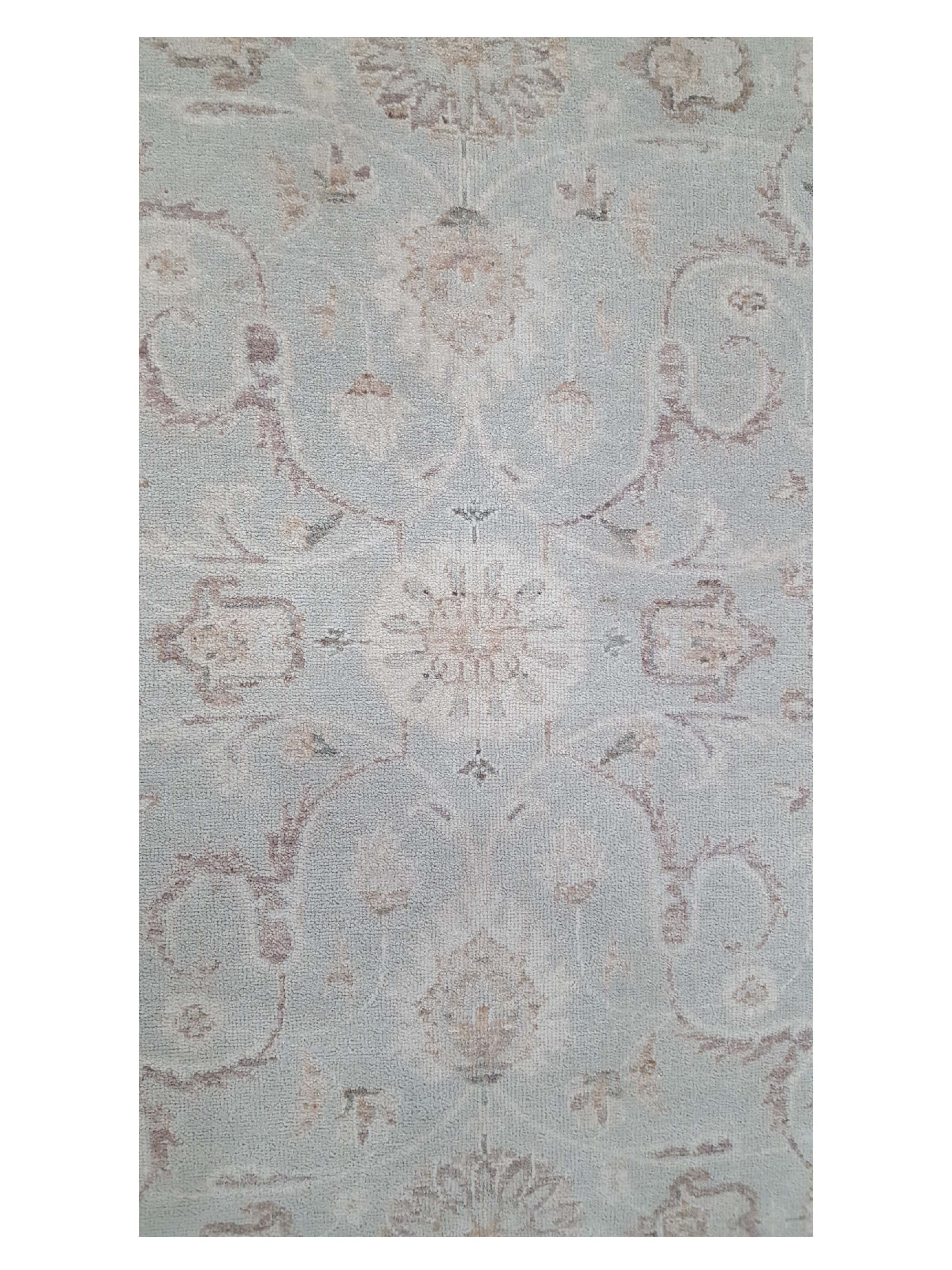 Ziegler Hand Knotted Lt.Green 8x10 - Image 5 of 6