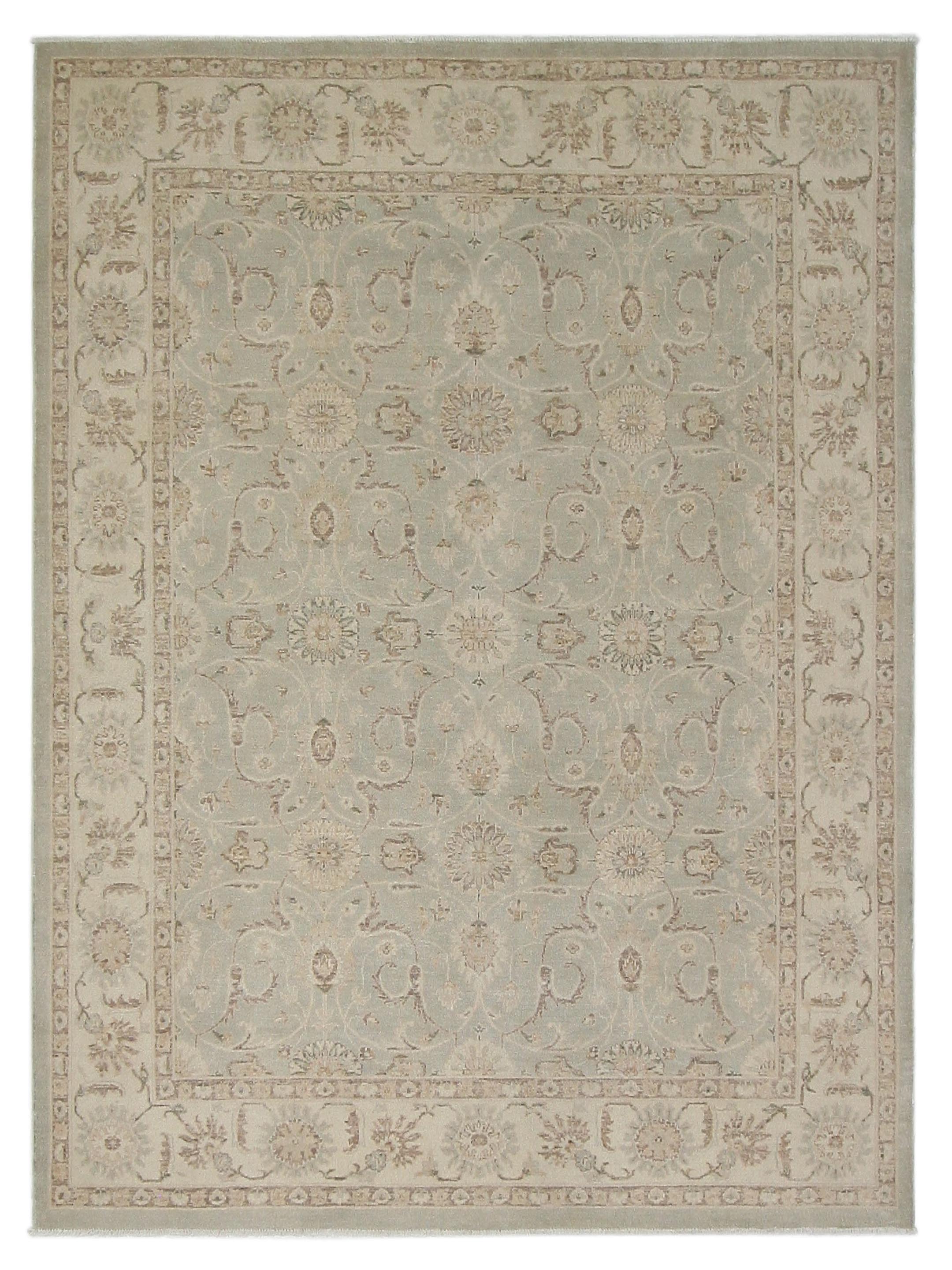 Ziegler Hand Knotted Lt.Green 8x10