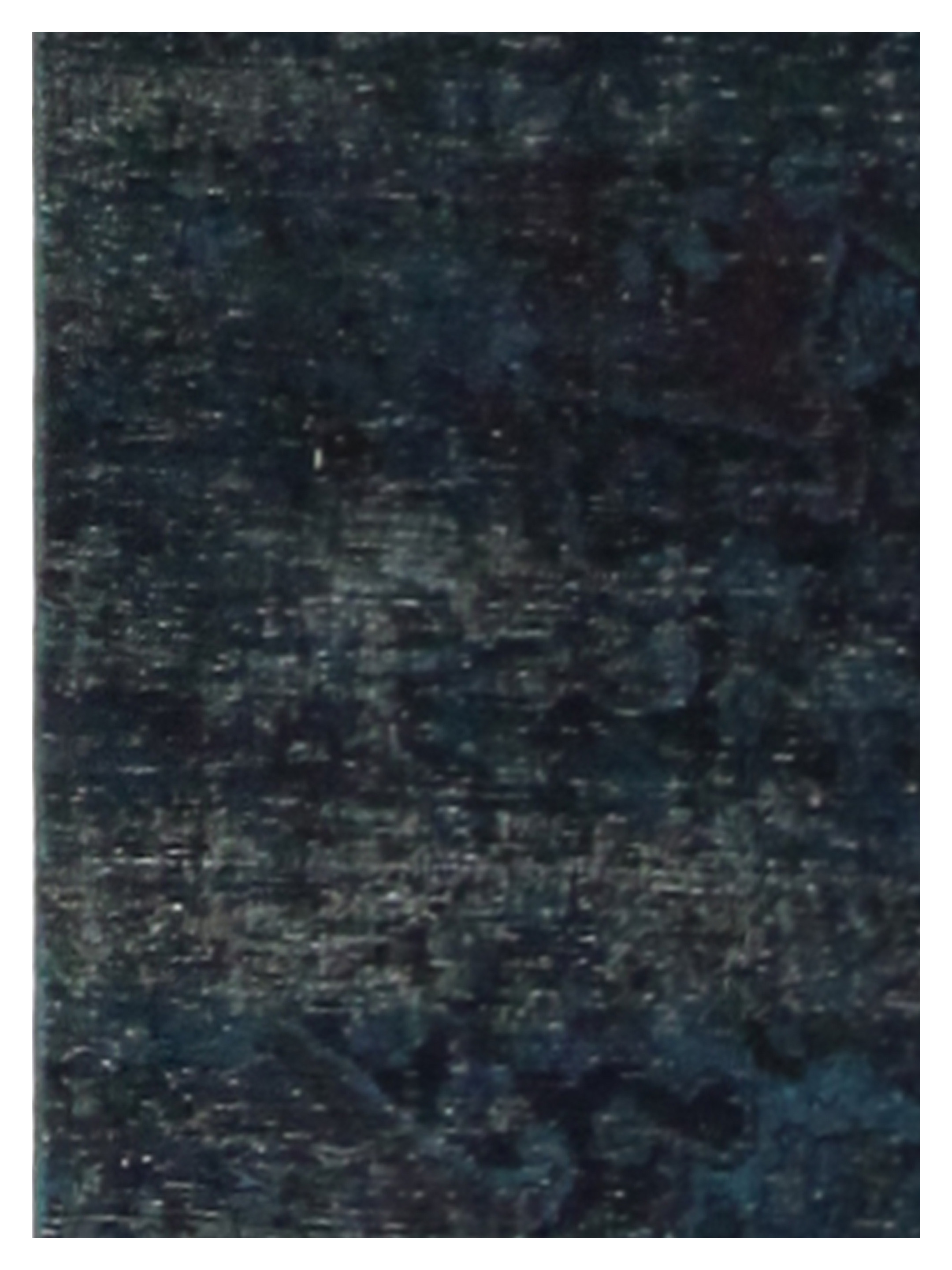 Overdyed Hand Knotted Teal 3x13 - Image 4 of 6