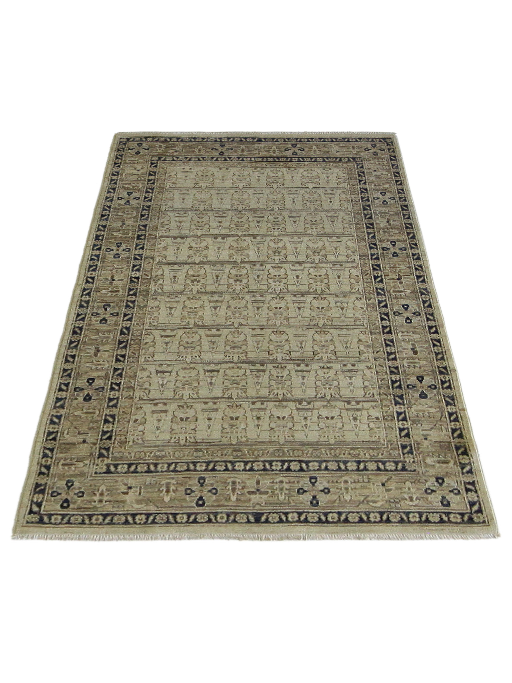 Ziegler Hand Knotted Ivory 4x6 - Image 2 of 4