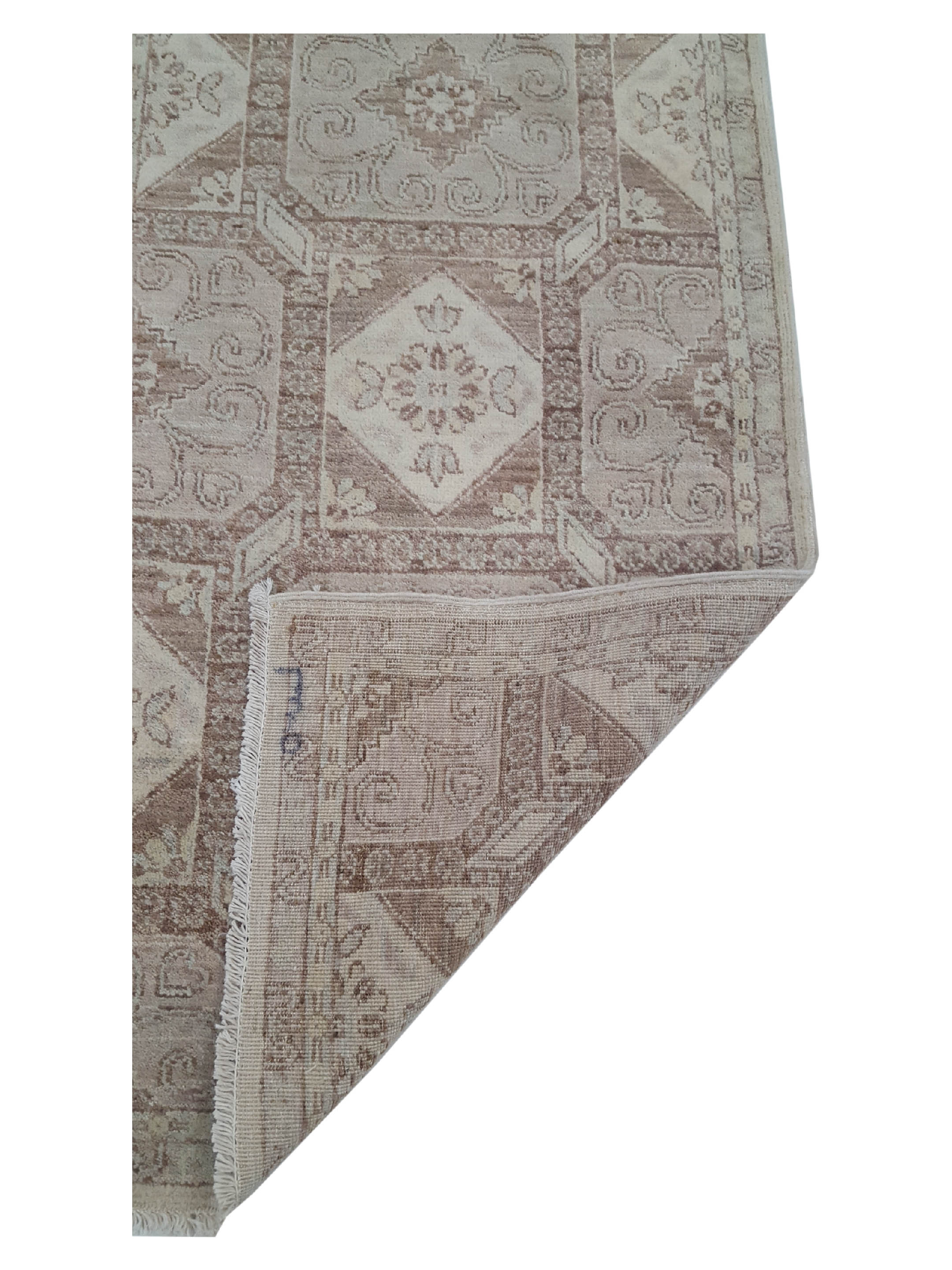 Ziegler Hand Knotted Ivory 3x19 - Image 2 of 3
