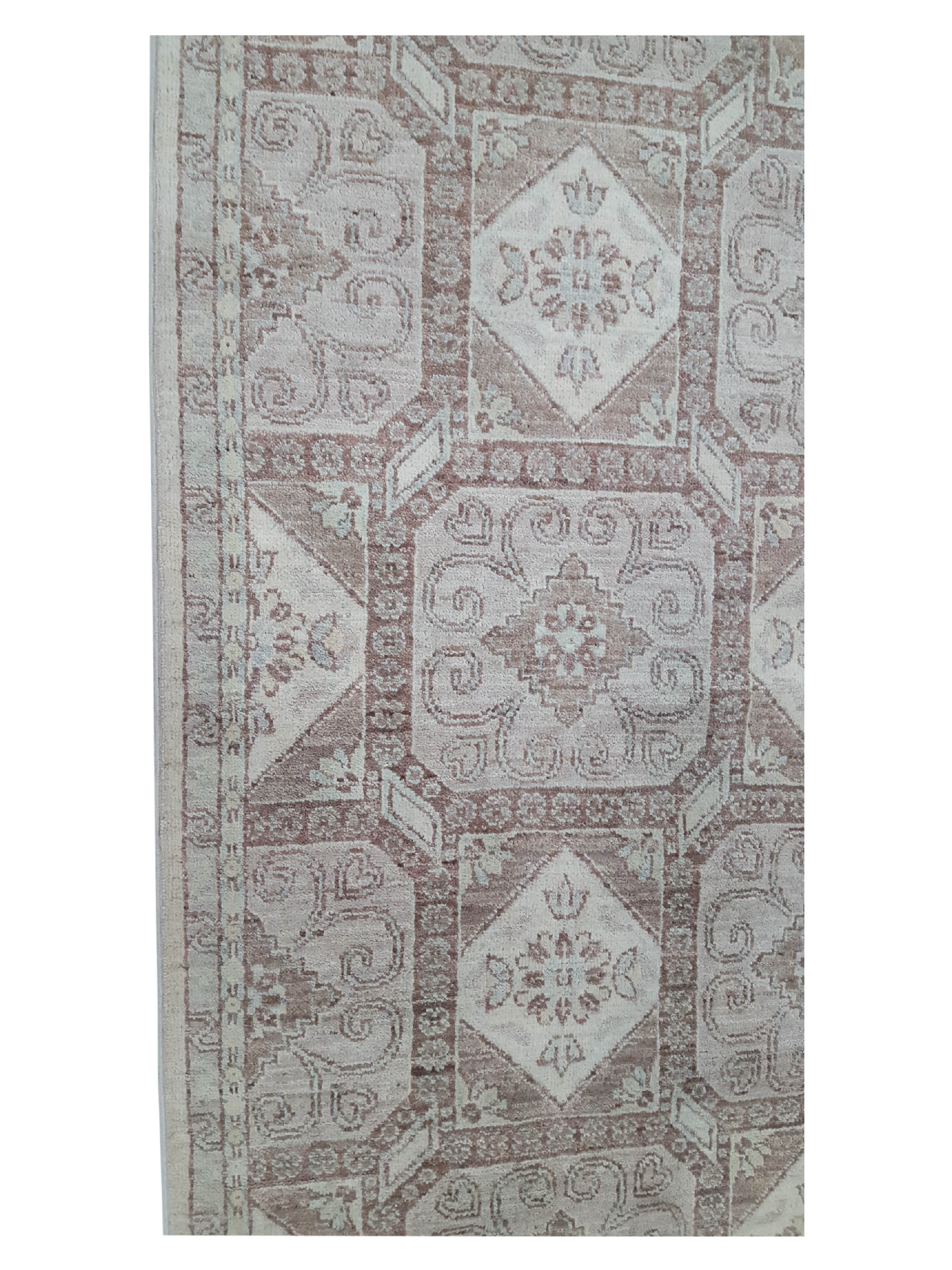 Ziegler Hand Knotted Ivory 3x12 - Image 5 of 6