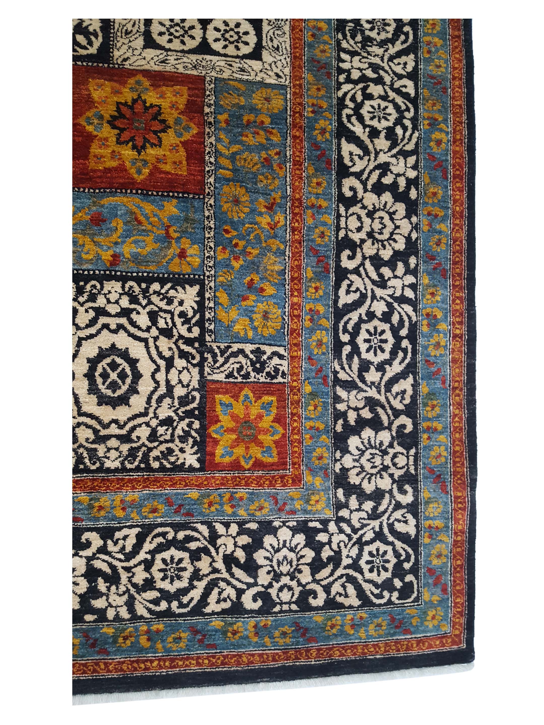 Maharaja Hand Knotted Black 8x10 - Image 4 of 6