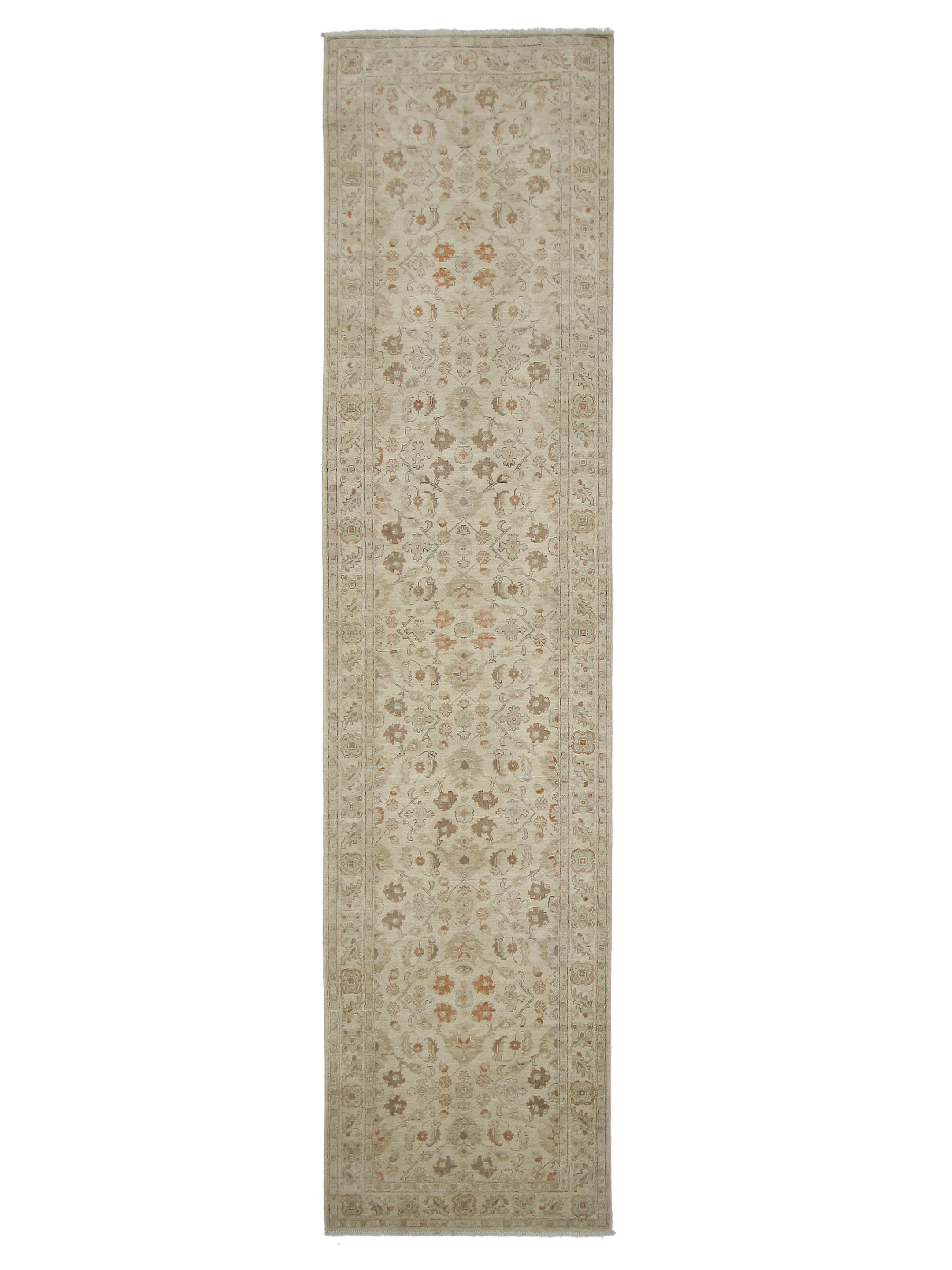Ziegler Hand Knotted Ivory 4x16