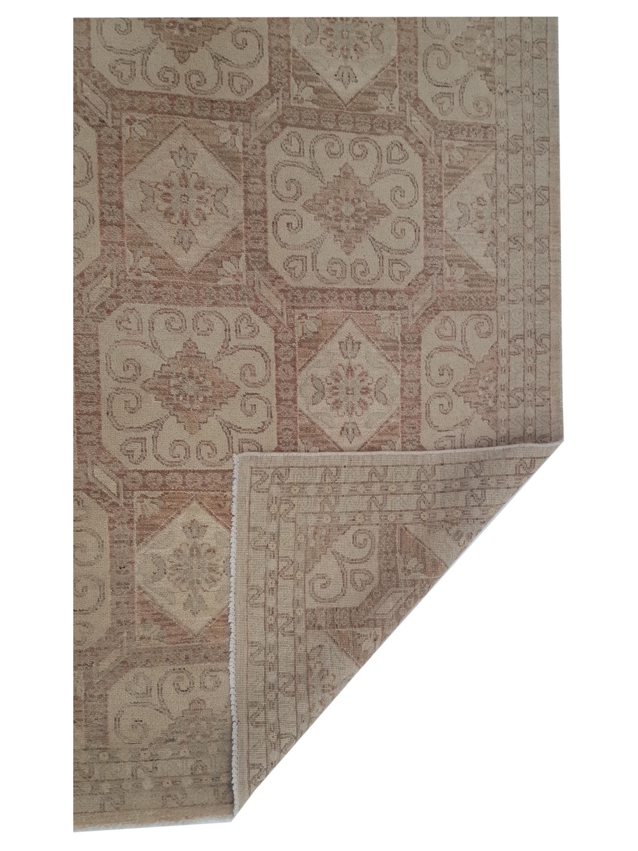 Khotan Hand Knotted Ivory 5x12 - Image 4 of 7