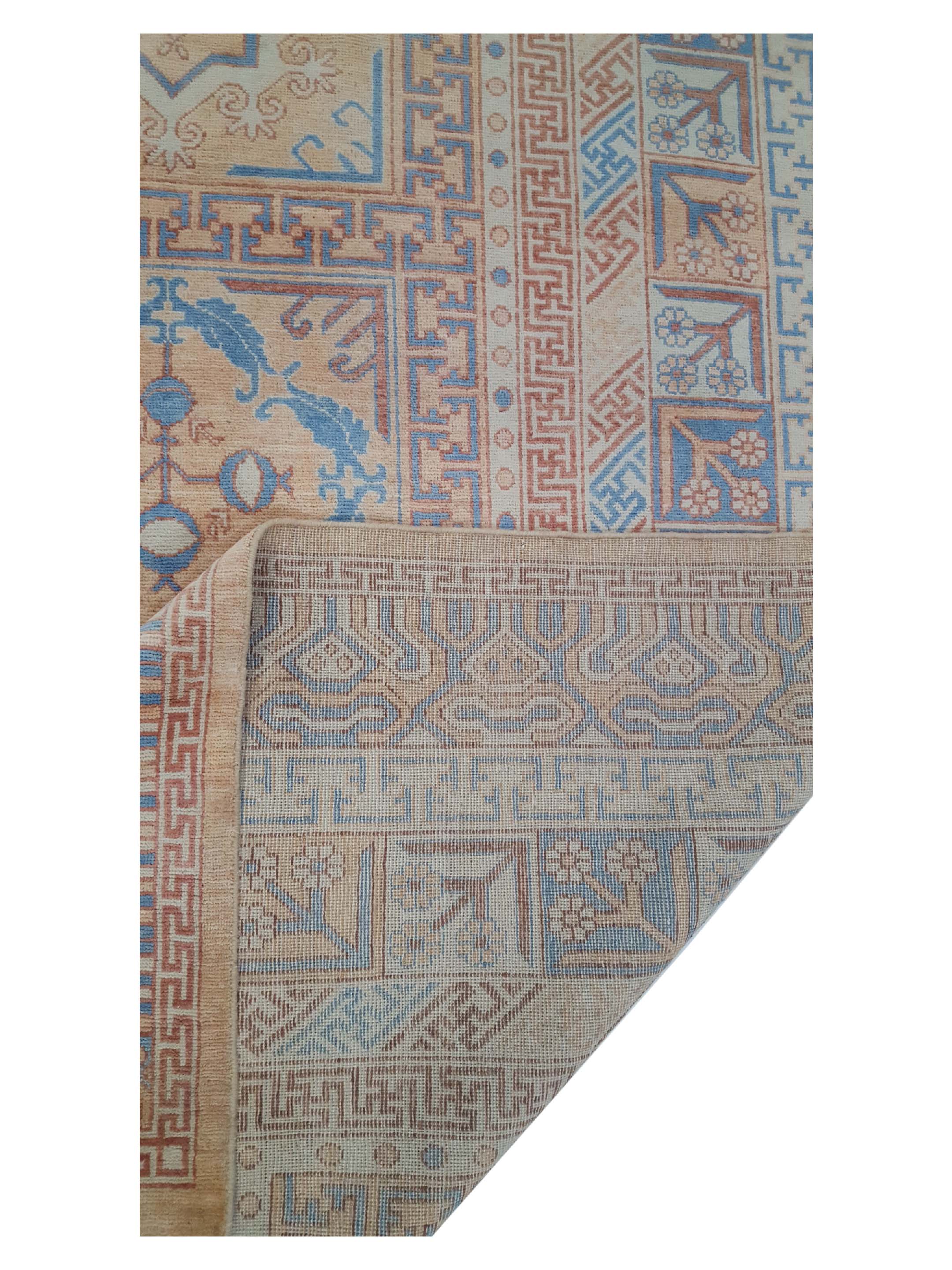Khotan Hand Knotted Copper 12x15 - Image 3 of 6