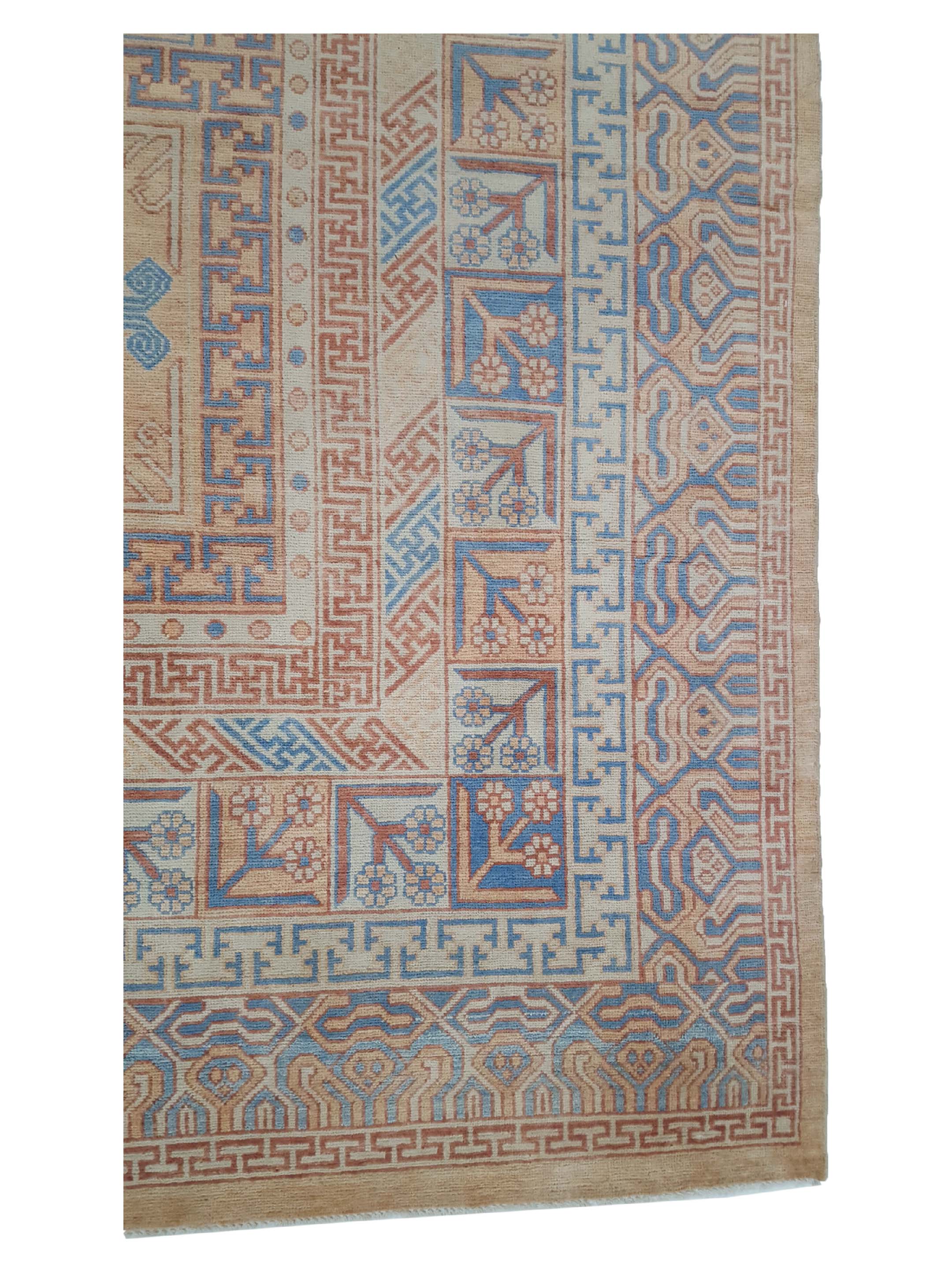 Khotan Hand Knotted Copper 12x15 - Image 4 of 6