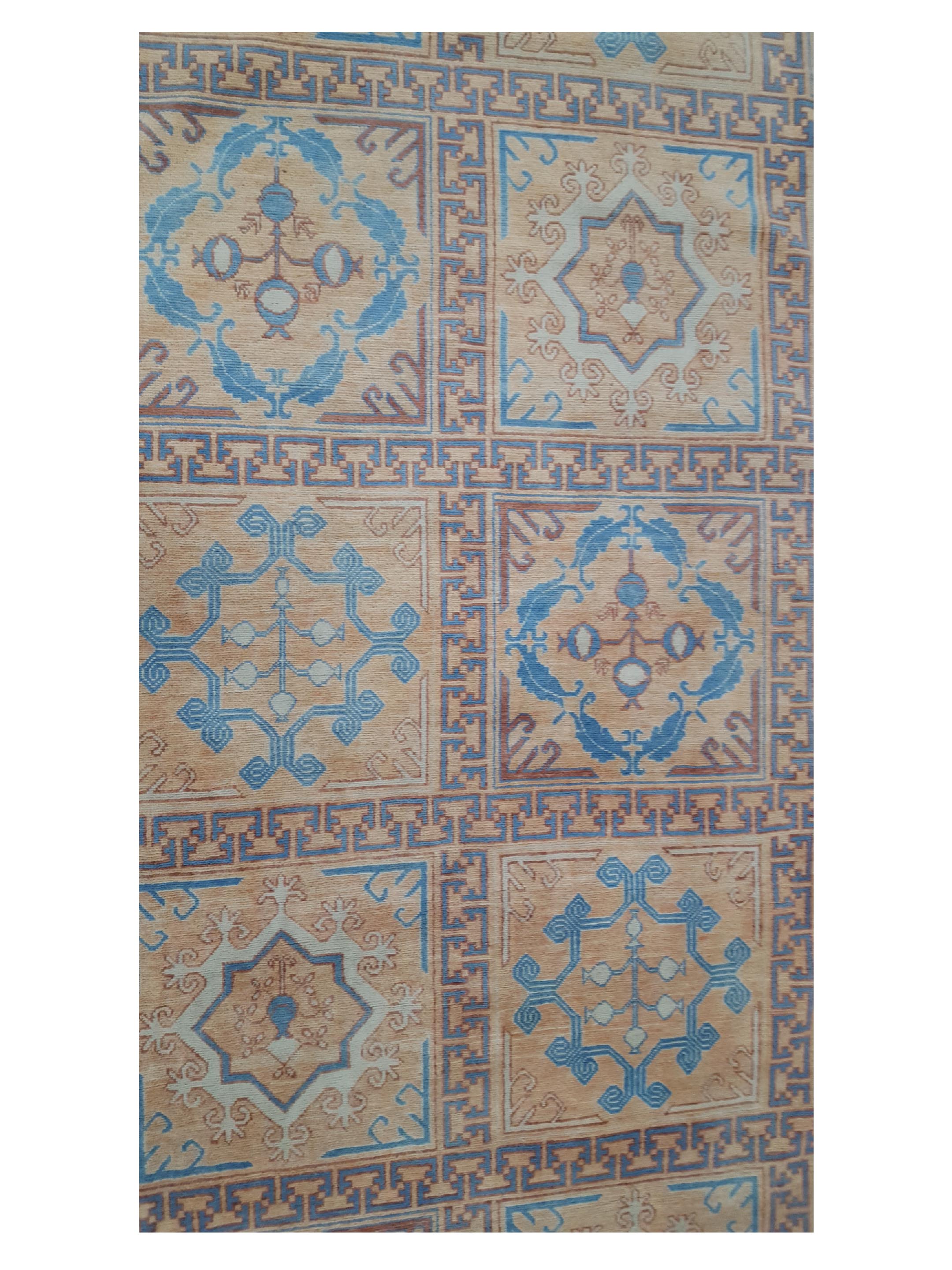 Khotan Hand Knotted Copper 12x15 - Image 5 of 6