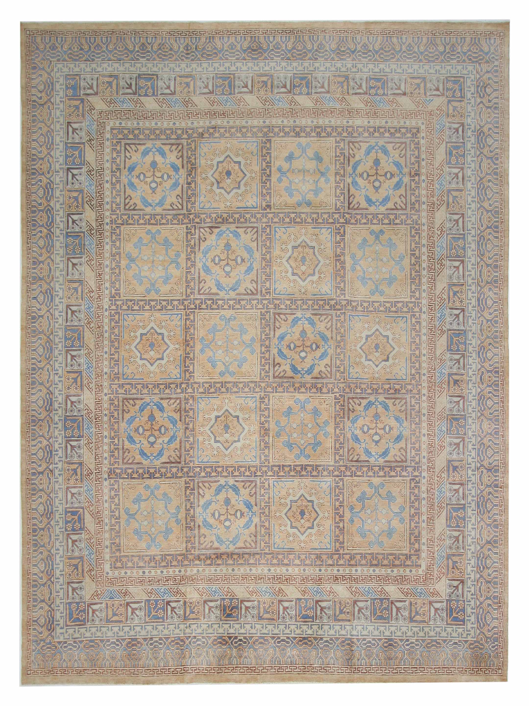 Khotan Hand Knotted Copper 12x15