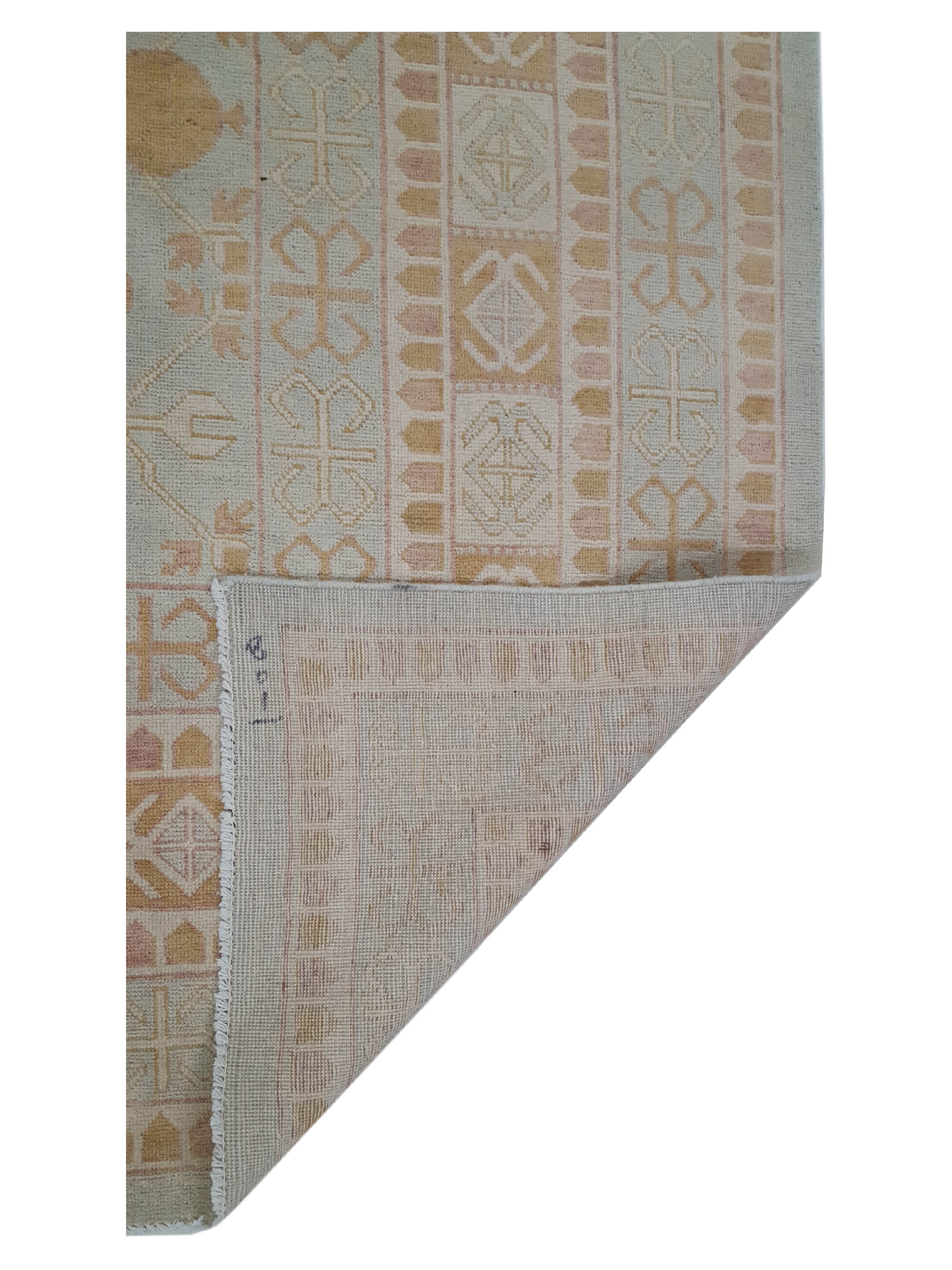 Khotan Hand Knotted Sky 9x12 - Image 3 of 6