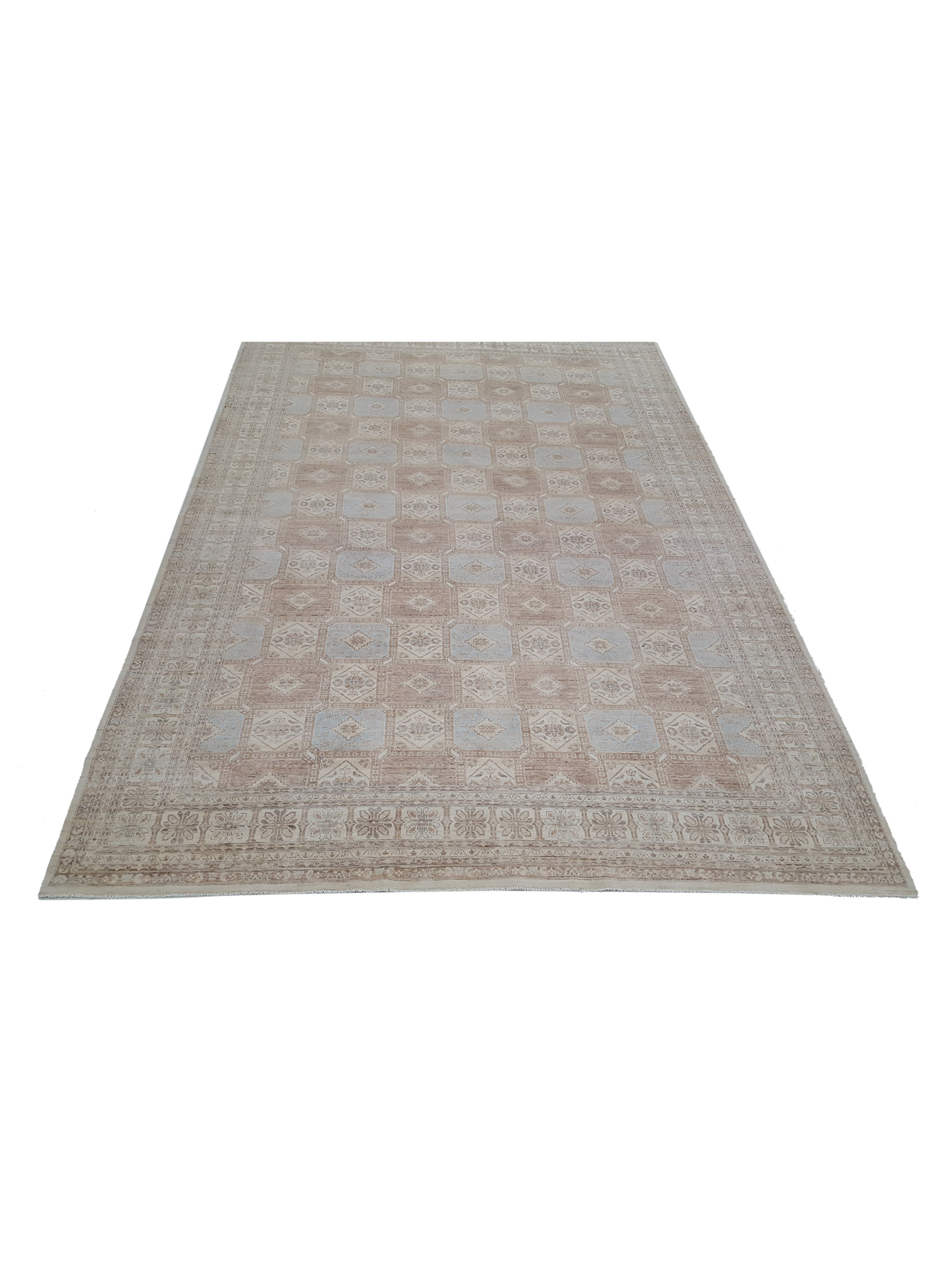 Khotan Hand Knotted Ivory 12x18 - Image 2 of 7