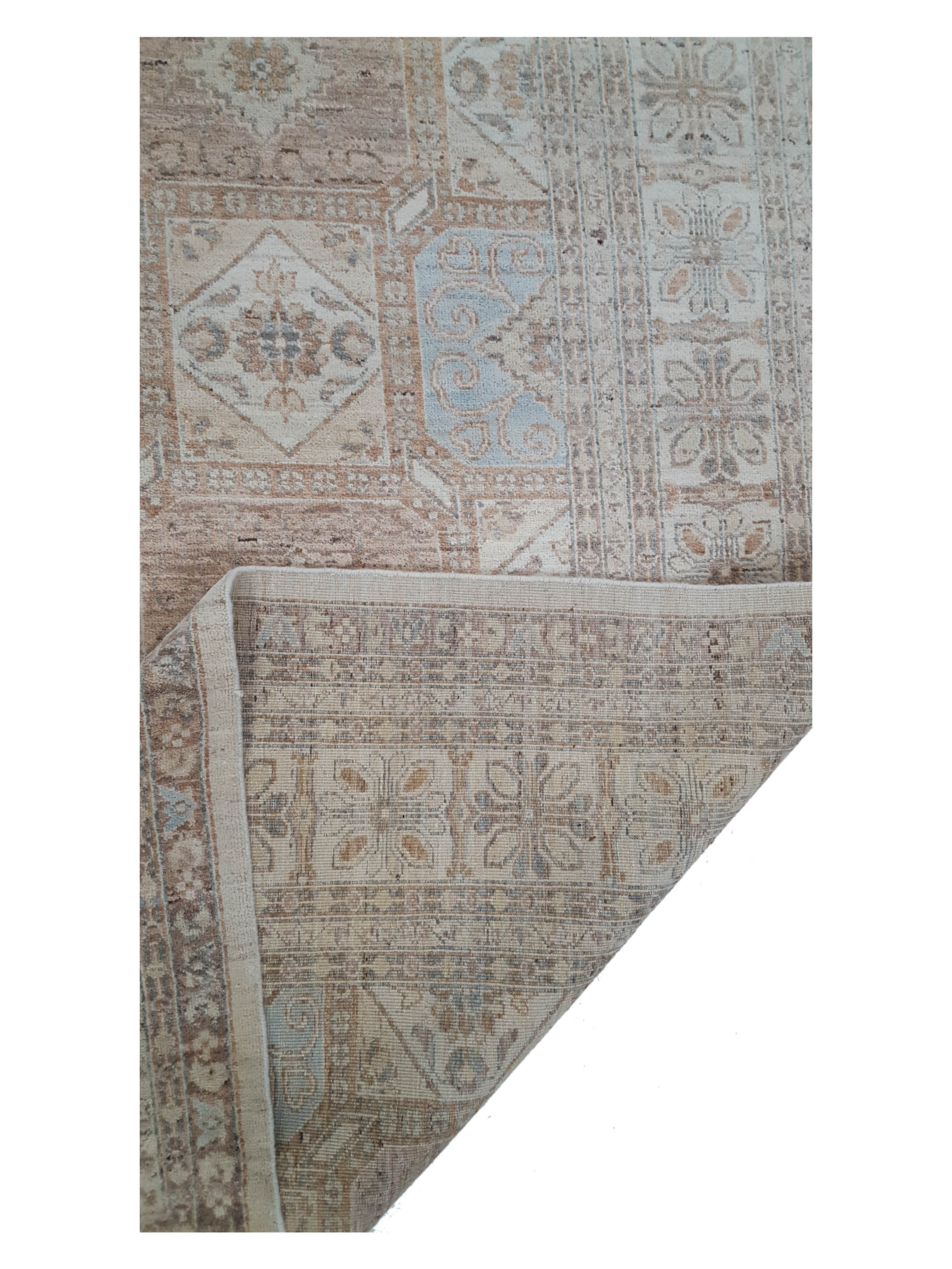 Khotan Hand Knotted Ivory 12x18 - Image 4 of 7
