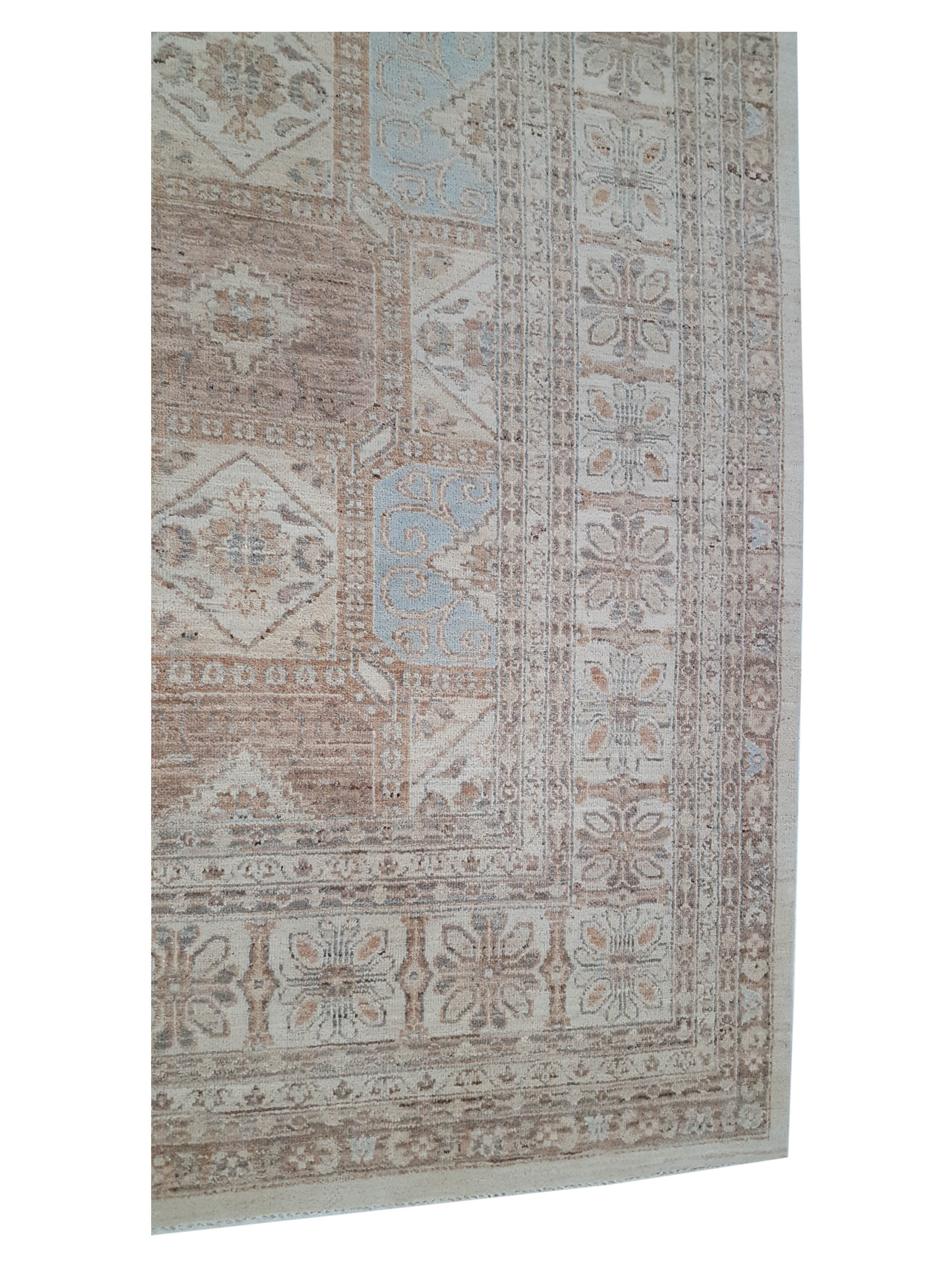Khotan Hand Knotted Ivory 12x18 - Image 5 of 7