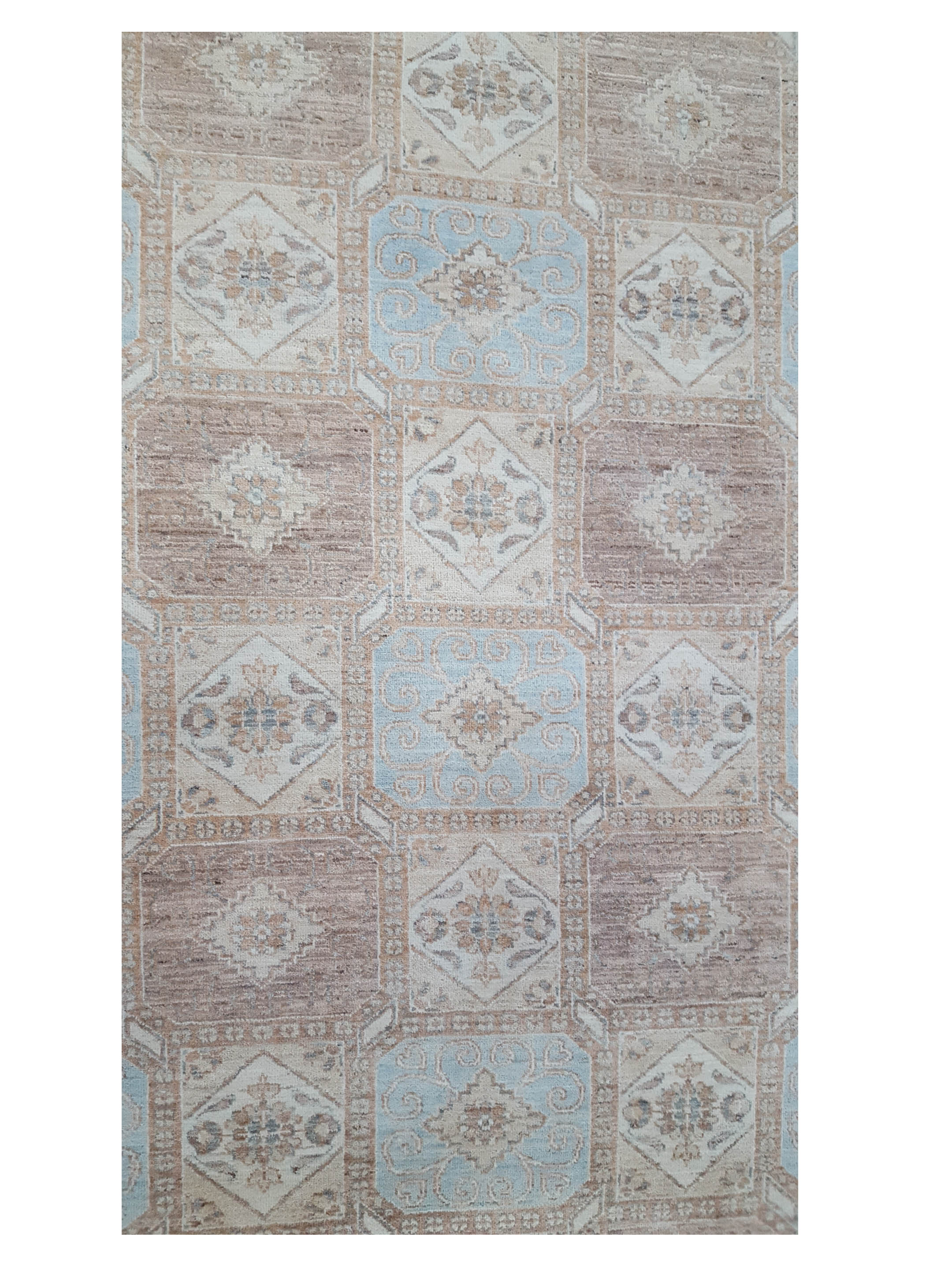 Khotan Hand Knotted Ivory 12x18 - Image 6 of 7