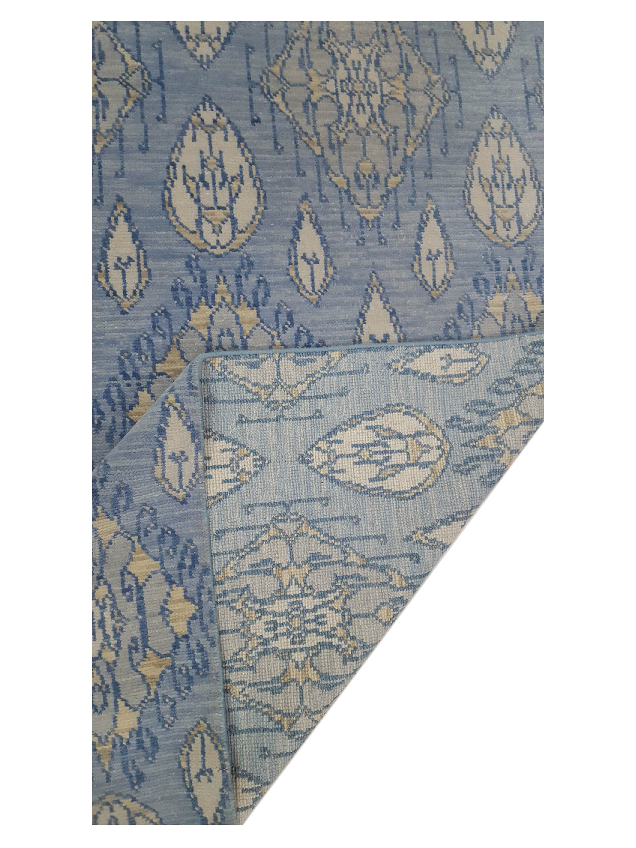 Arts and Crafts Hand Knotted Lt.Grey 10x14 - Image 3 of 6