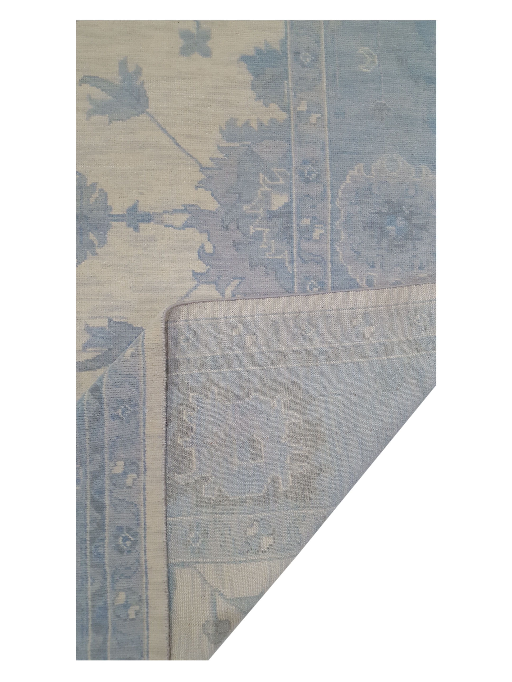 Angora Hand Knotted Ivory 10x14 - Image 3 of 6