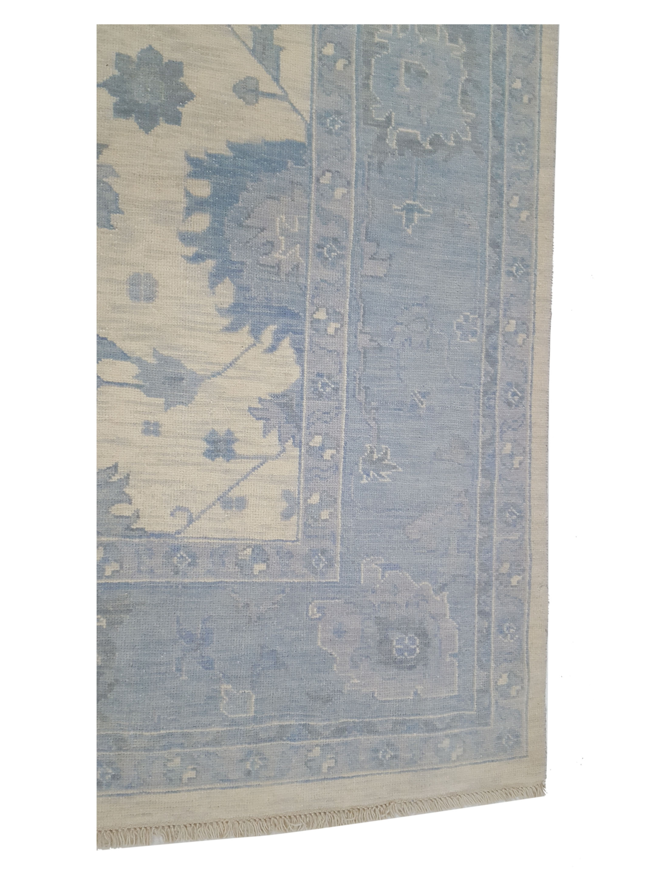 Angora Hand Knotted Ivory 10x14 - Image 4 of 6