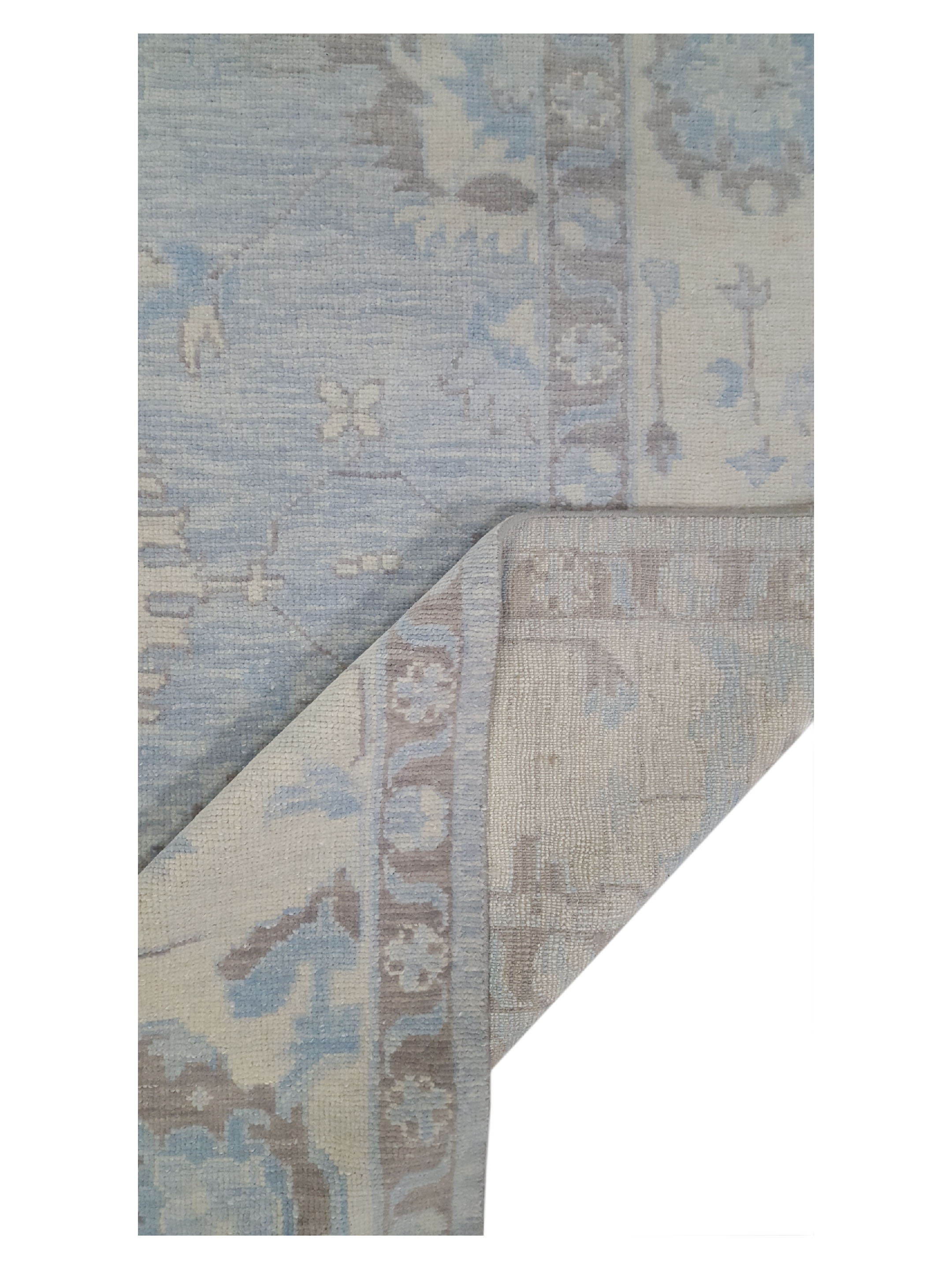 Angora Hand Knotted Lt.Grey 9x12 - Image 3 of 6