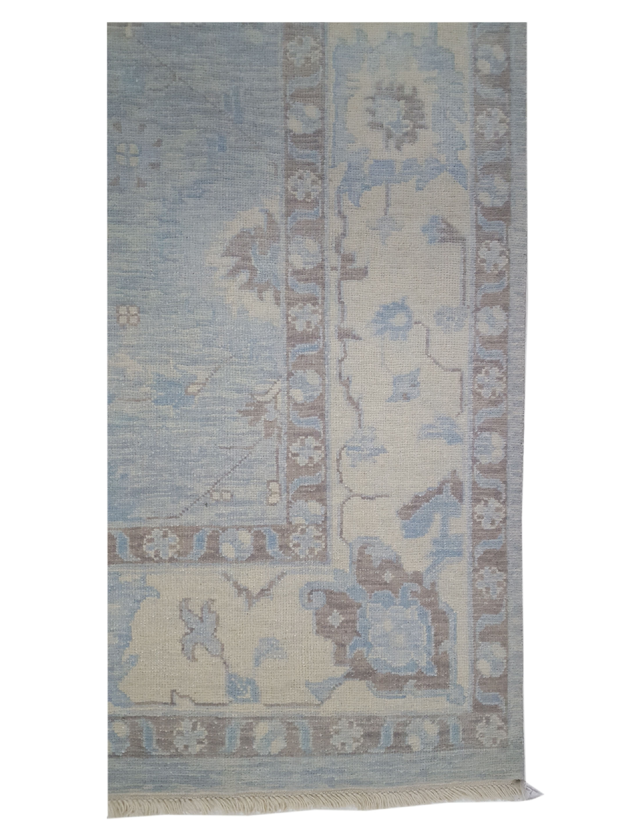 Angora Hand Knotted Lt.Grey 9x12 - Image 4 of 6