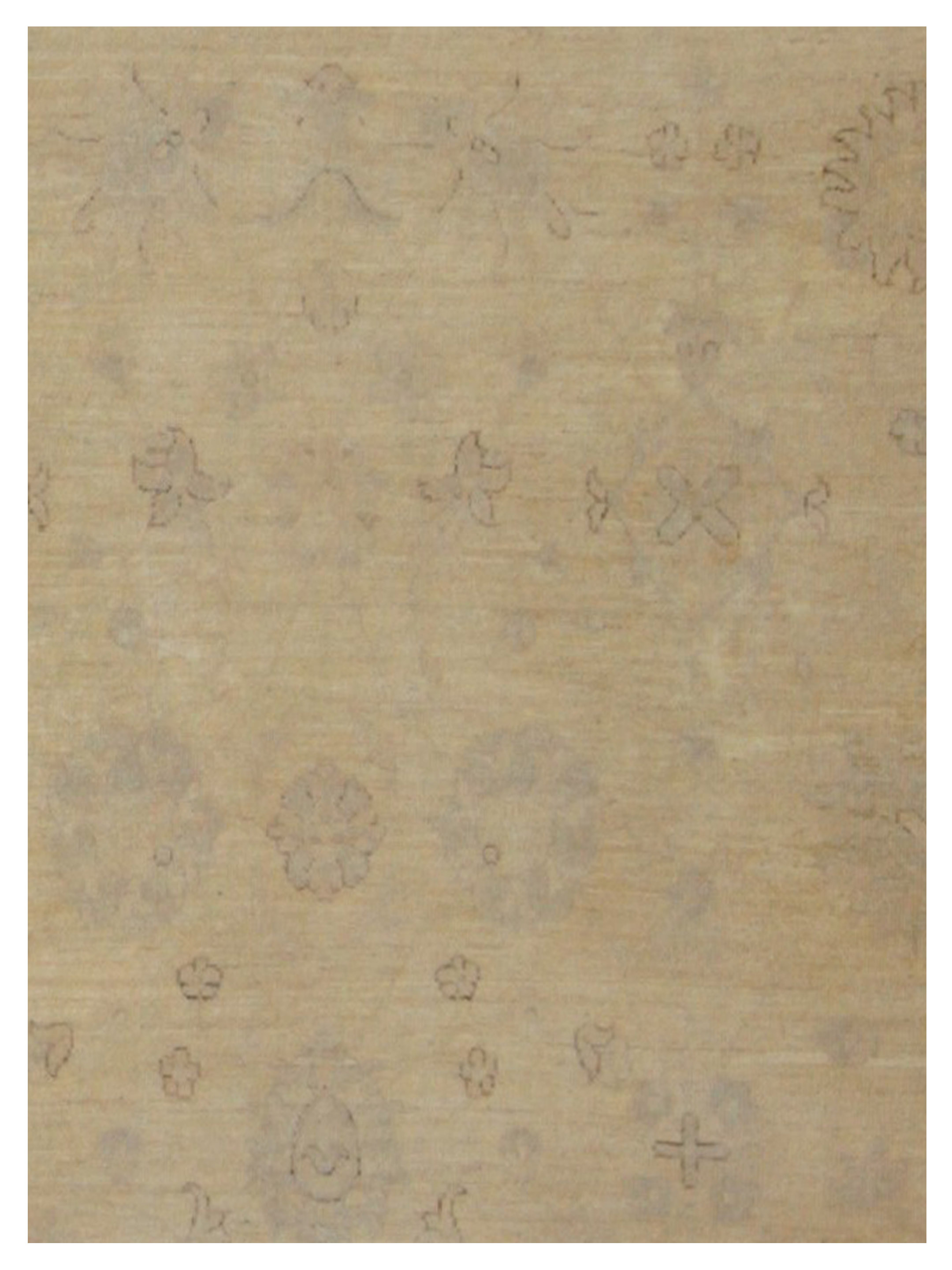 Ziegler Hand Knotted Ivory 8x9 - Image 4 of 5