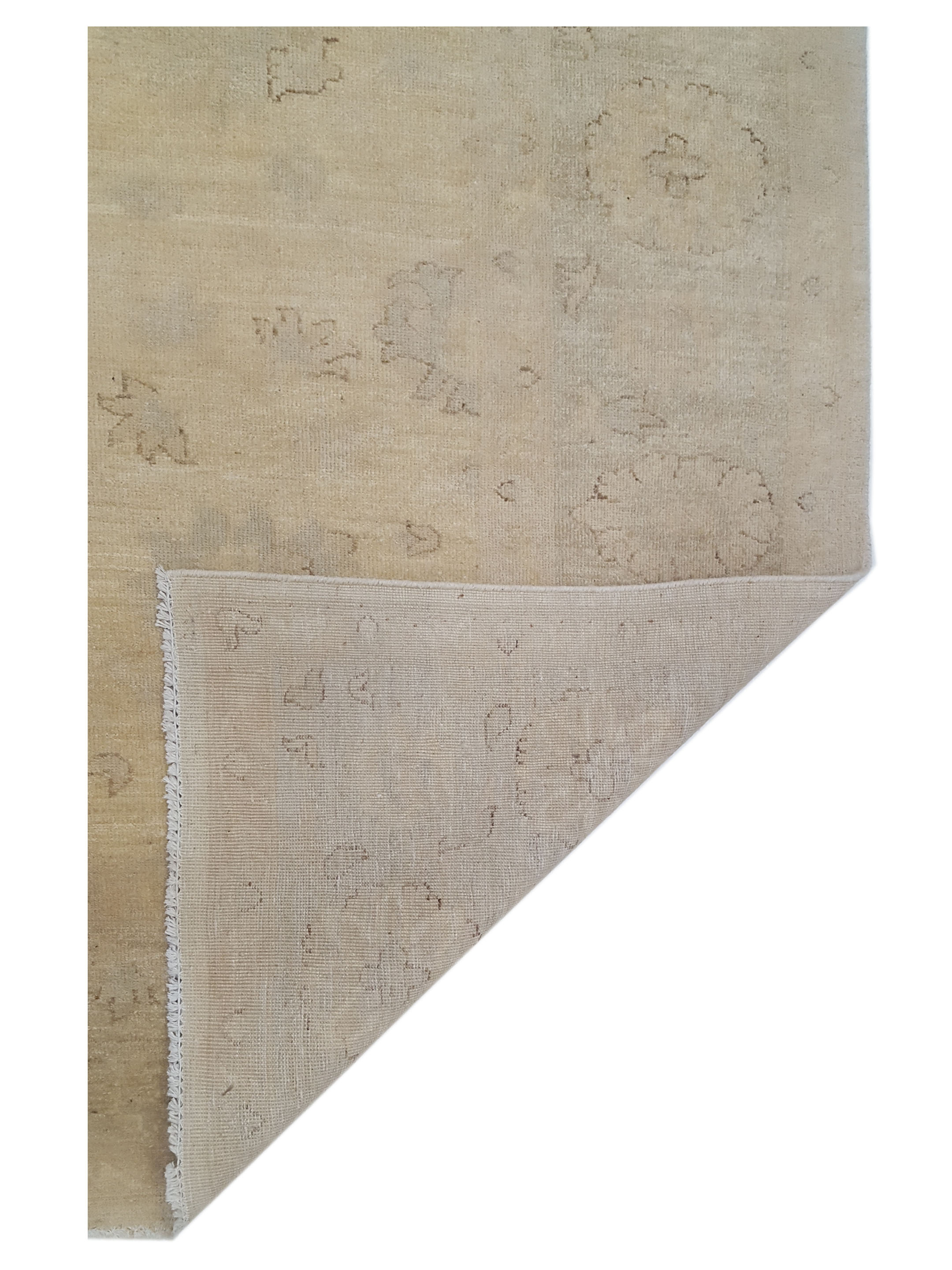Ziegler Hand Knotted Ivory 8x9 - Image 5 of 5