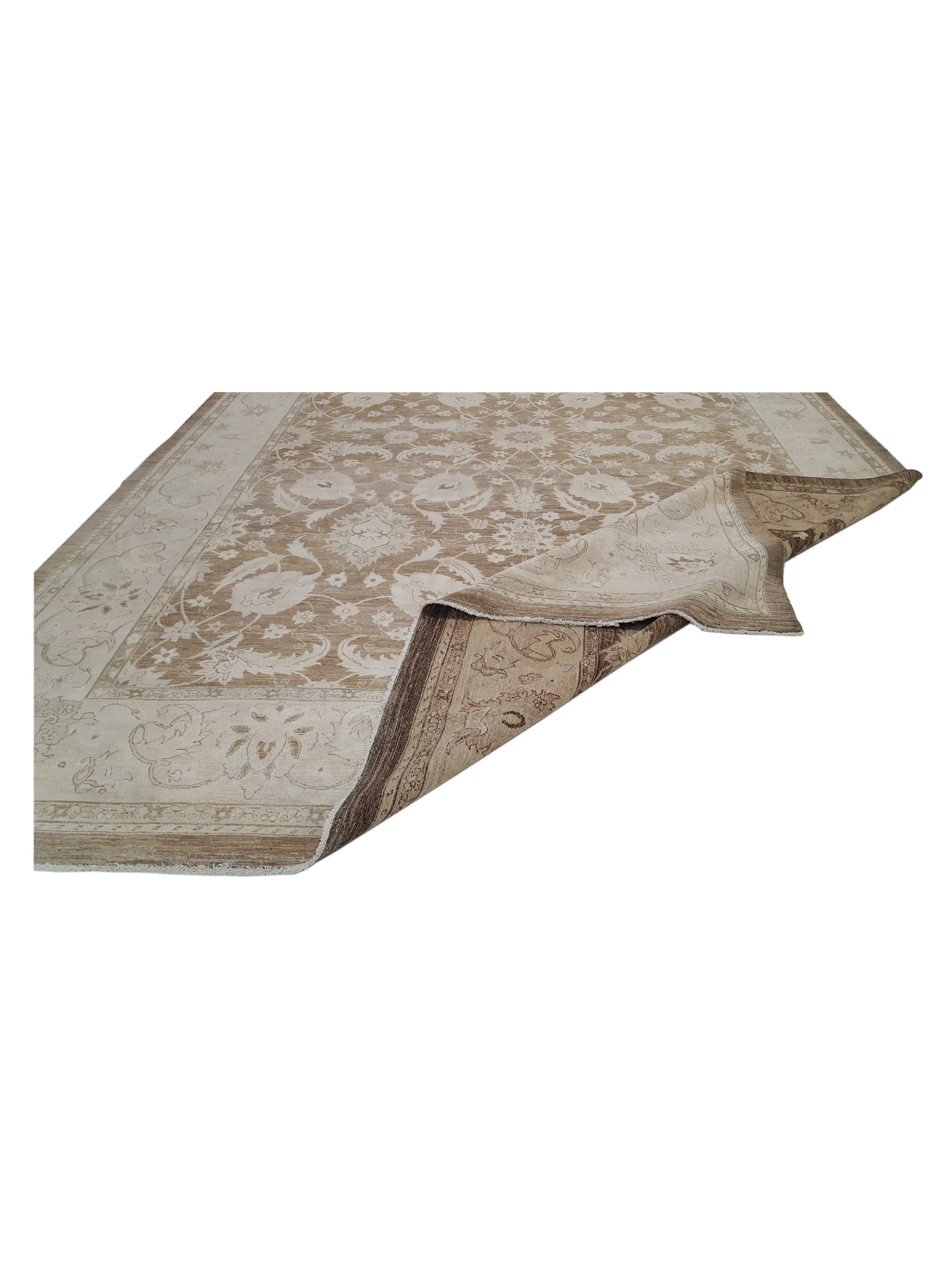 Ziegler Hand Knotted Brown 12x17 - Image 3 of 7