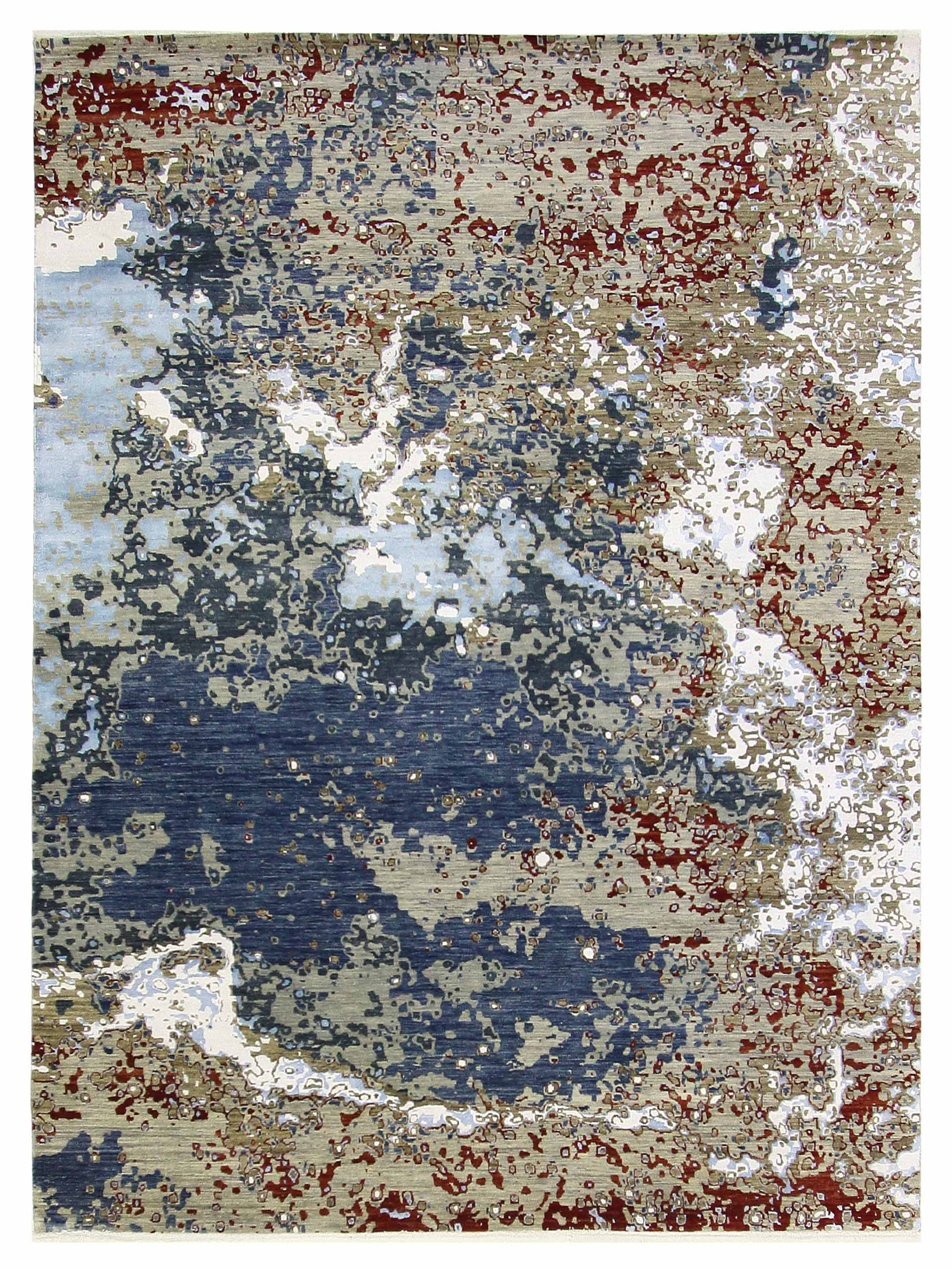 Galaxy Hand Knotted Grey 10x14