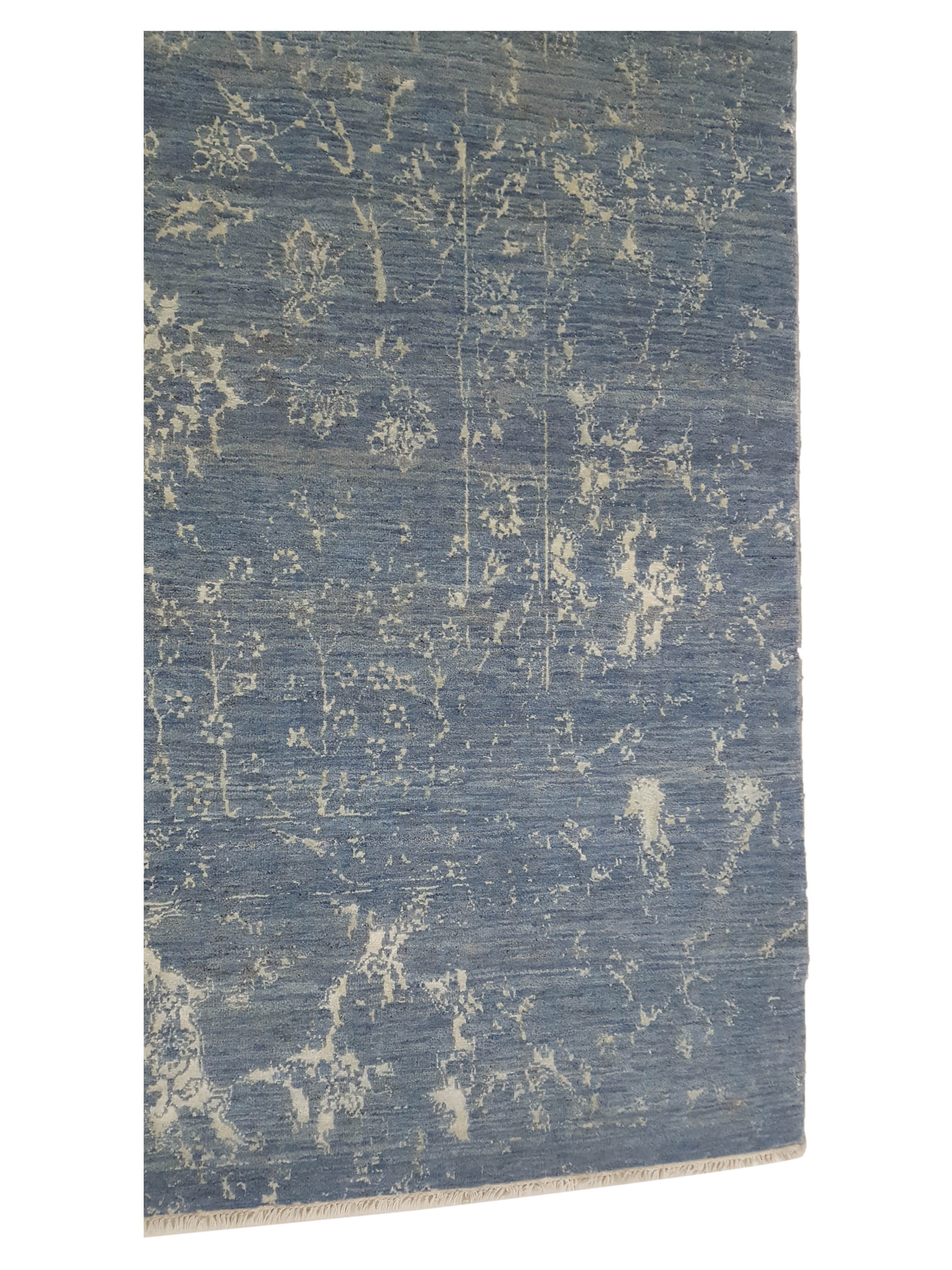 Erase Hand Knotted Sky 8x10 - Image 4 of 6