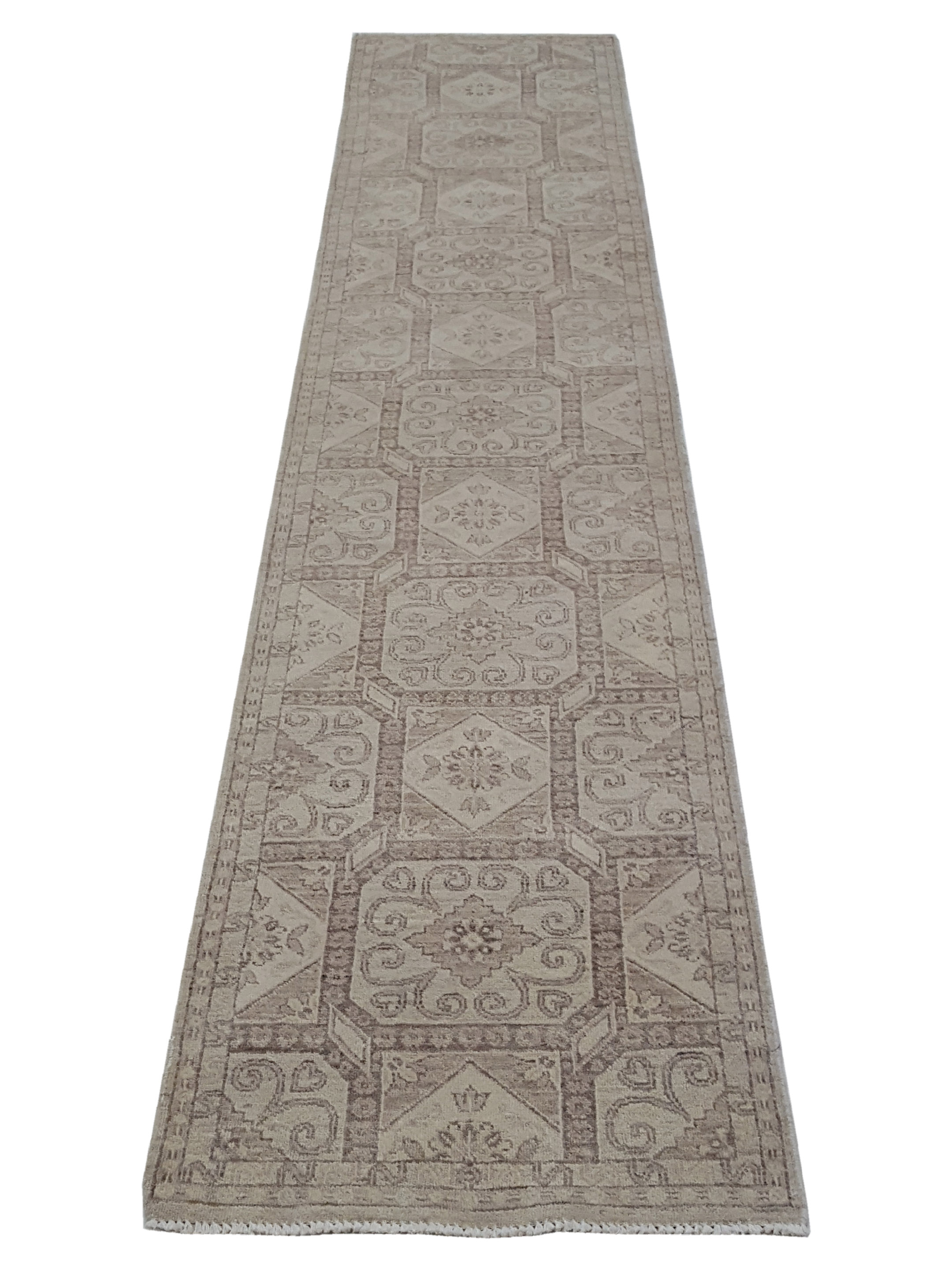 Ziegler Hand Knotted Ivory 2.6x13 - Image 2 of 6