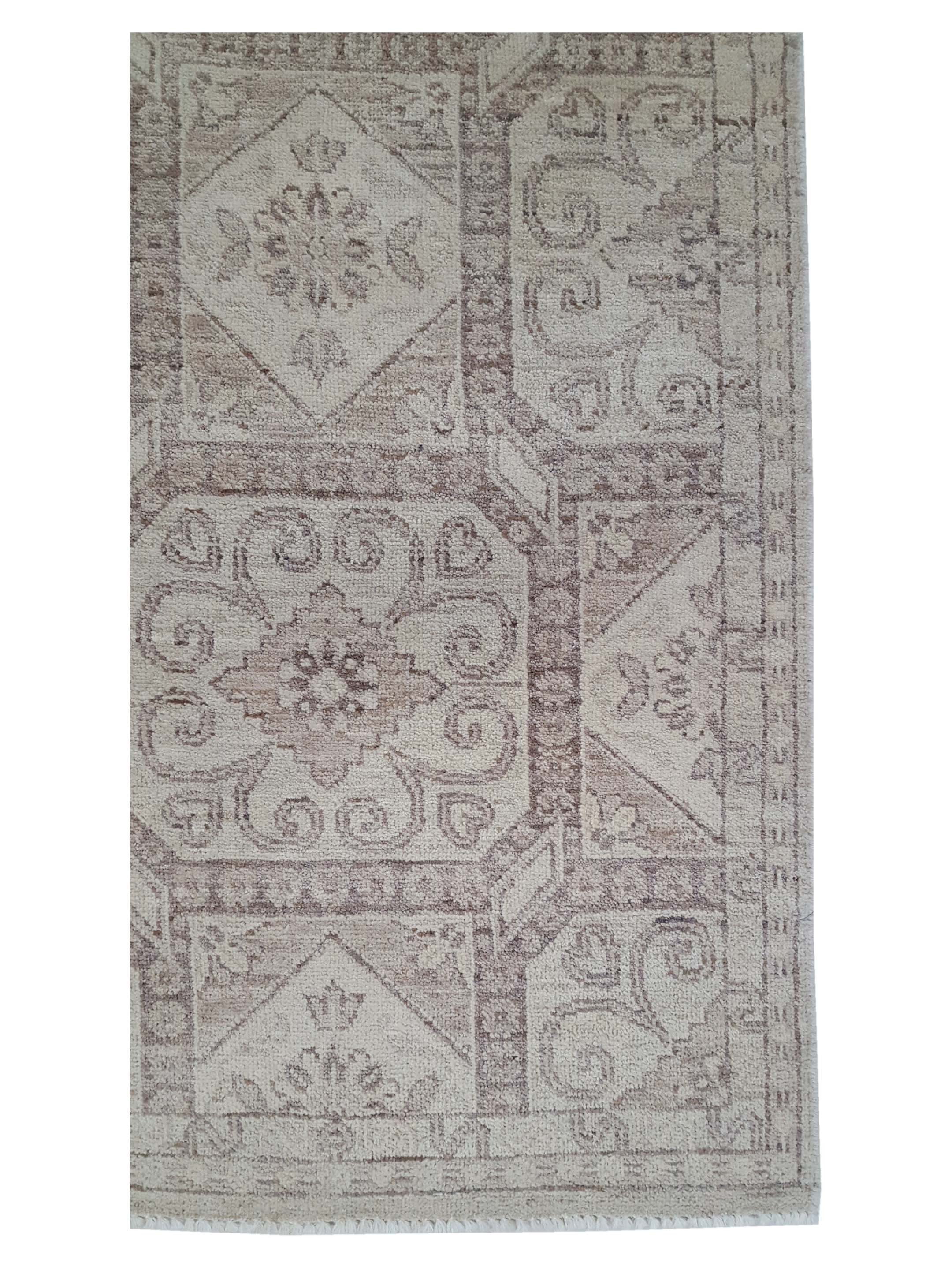Ziegler Hand Knotted Ivory 2.6x13 - Image 4 of 6
