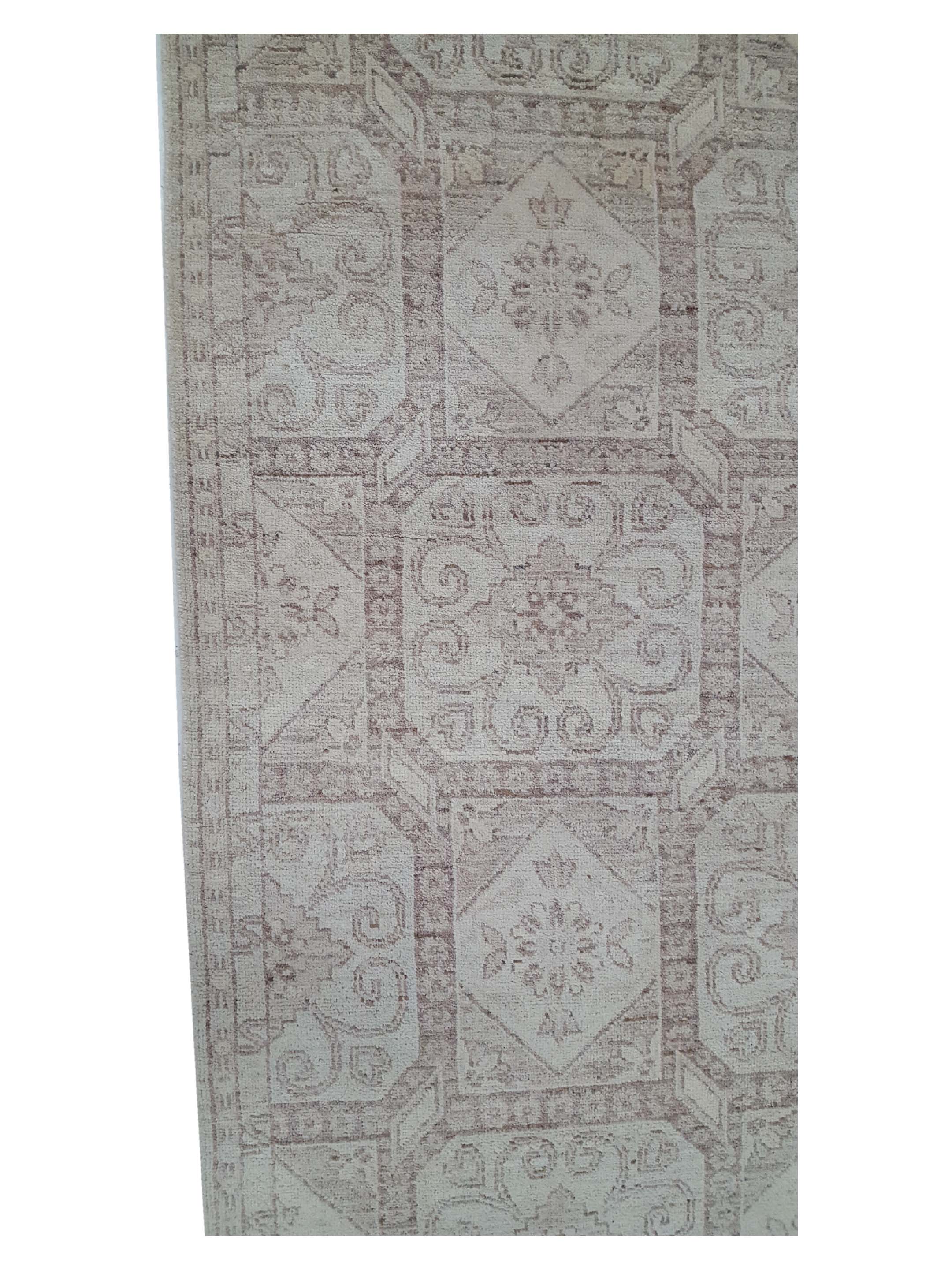 Ziegler Hand Knotted Ivory 2.6x13 - Image 5 of 6
