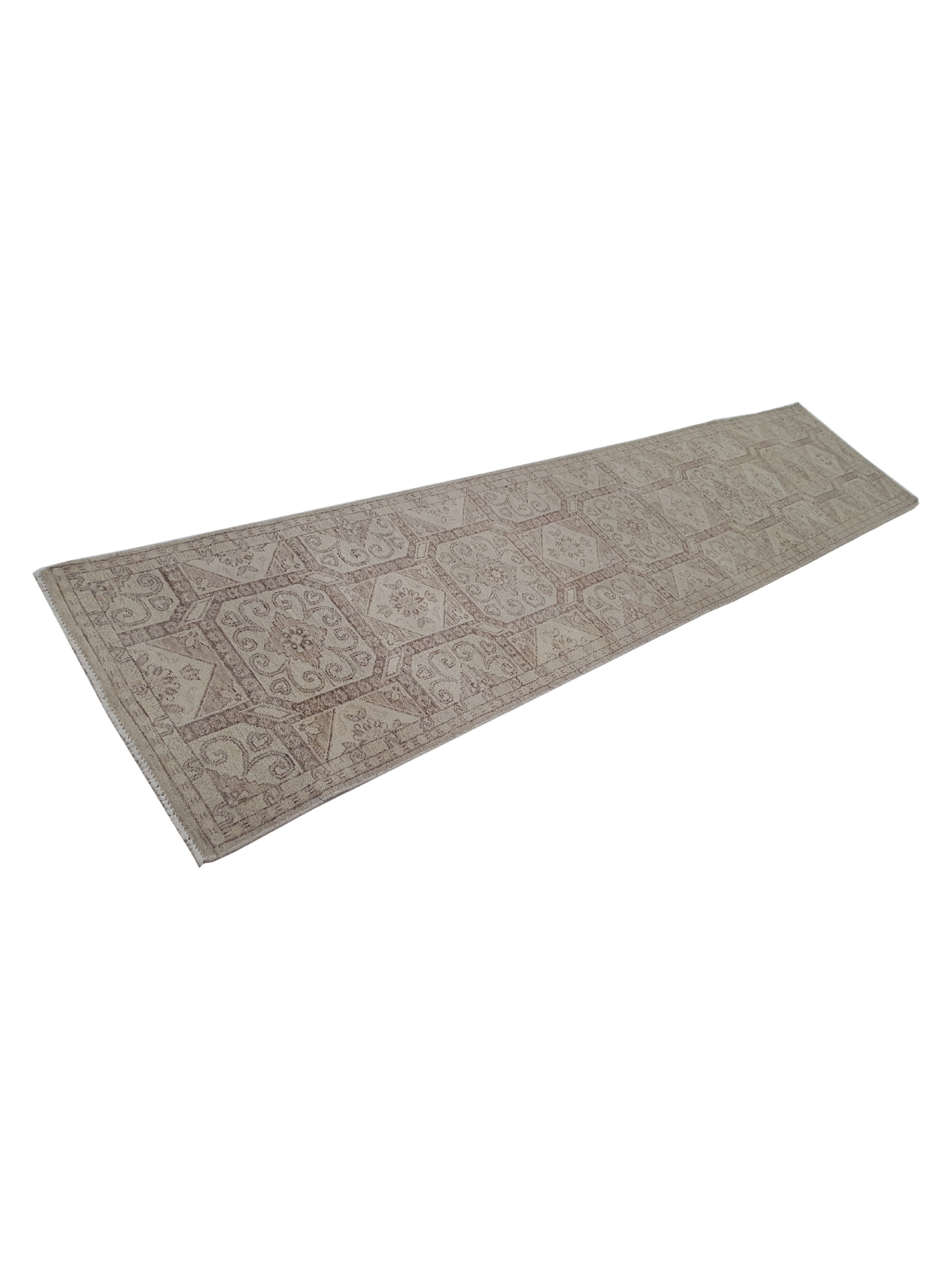 Ziegler Hand Knotted Ivory 2.6x13 - Image 6 of 6