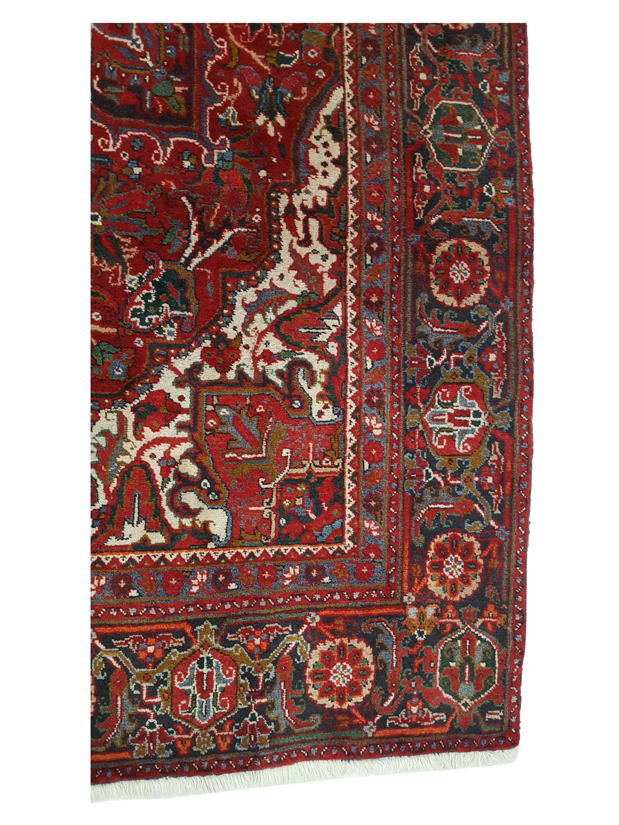 Heriz Hand Knotted Red 8x11 - Image 4 of 6
