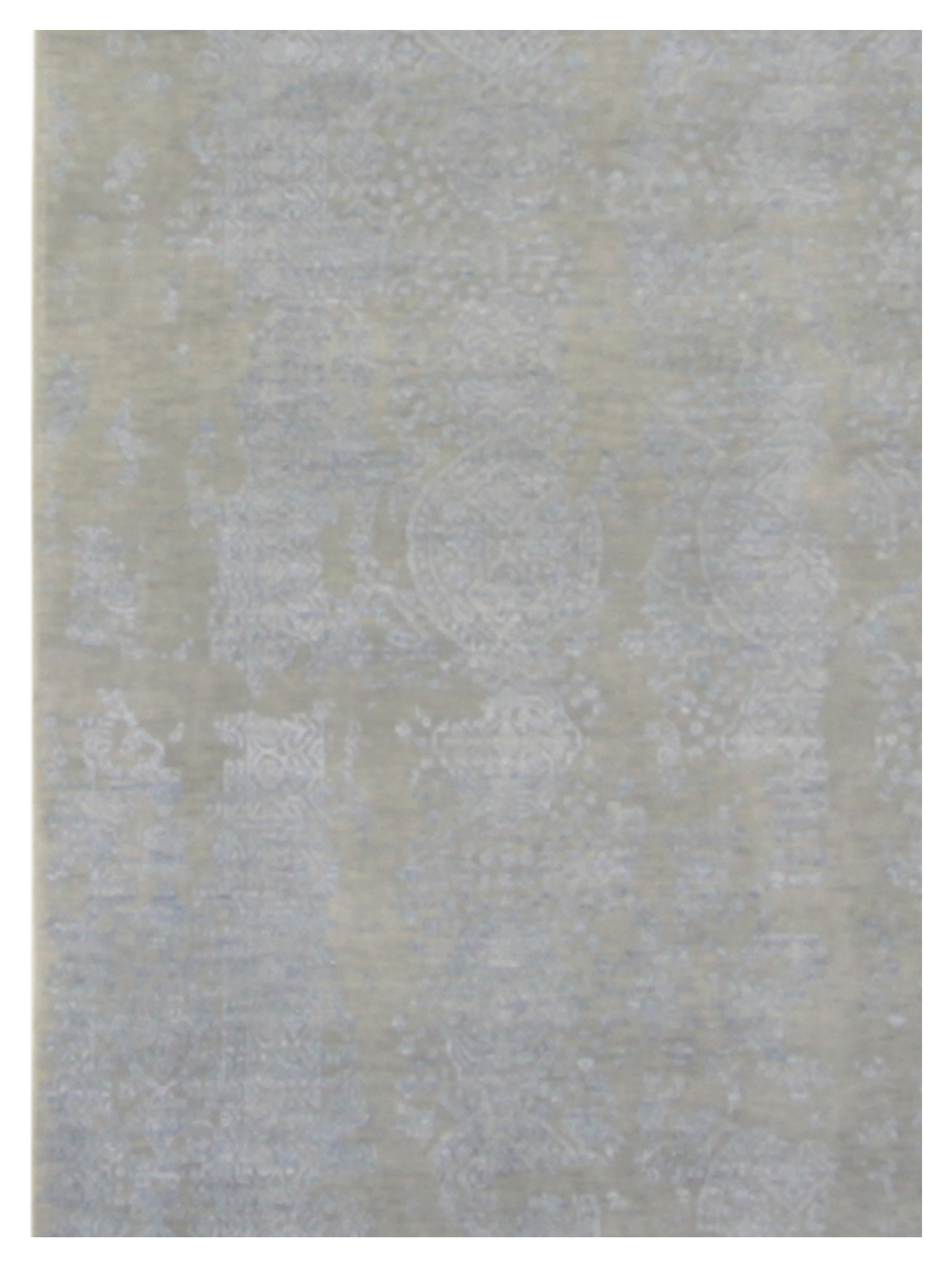Erase Hand Knotted Silver 9x12 - Image 4 of 4