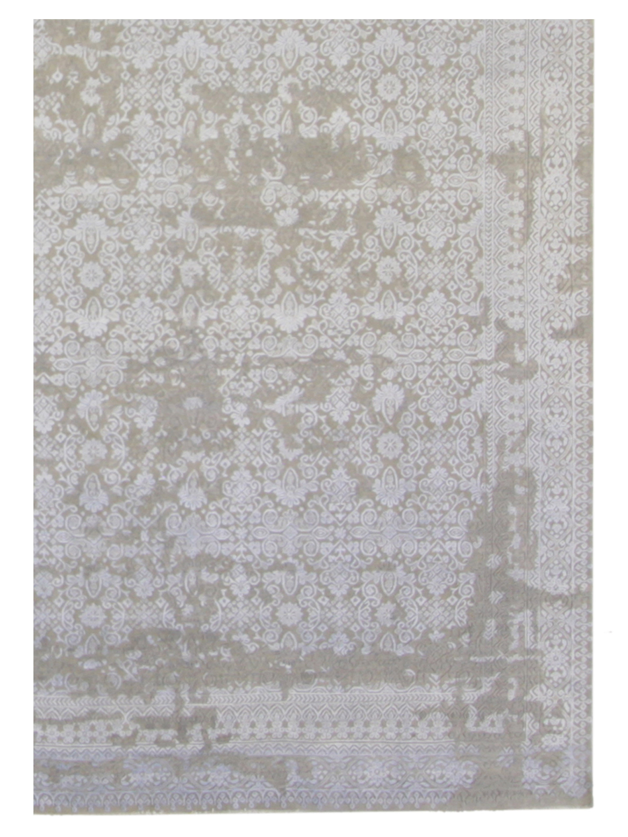 Erase Hand Knotted Silver 9x12 - Image 3 of 4