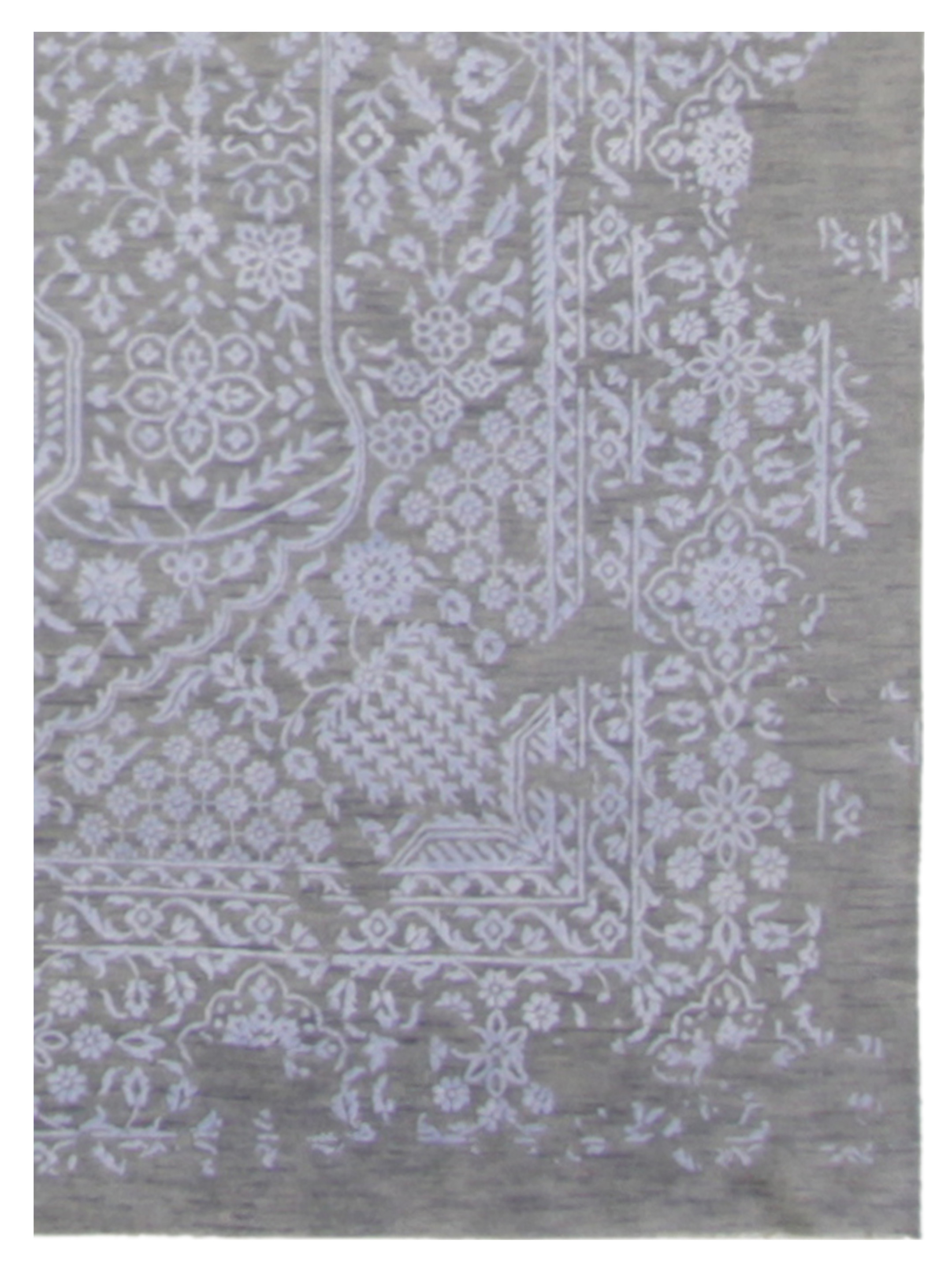 Erase Hand Knotted Silver 9x12 - Image 3 of 4