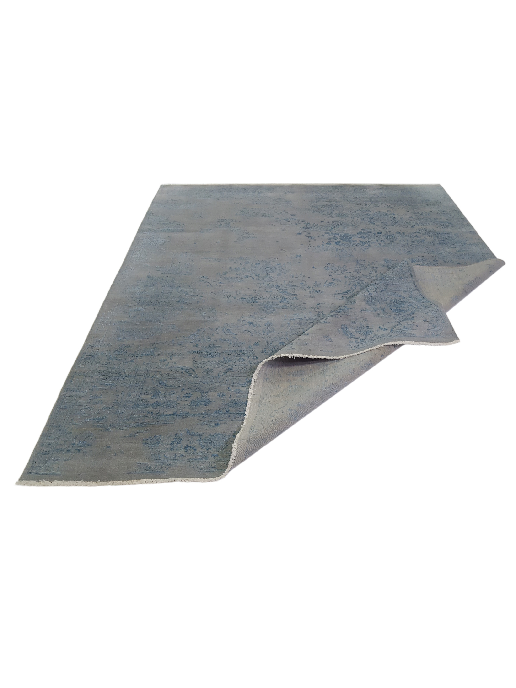 Erase Hand Knotted Silver 8x10 - Image 2 of 5
