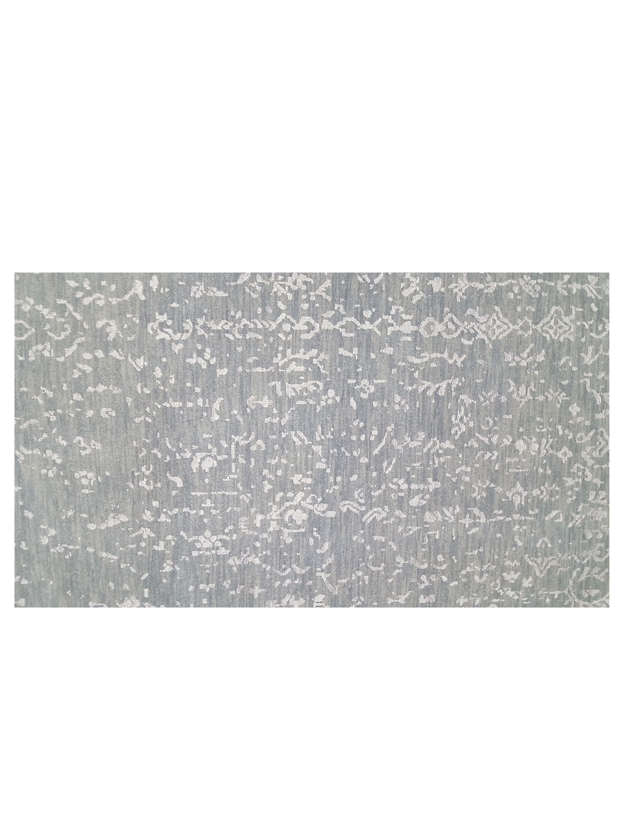 Erase Hand Knotted Grey 8x10 - Image 4 of 5