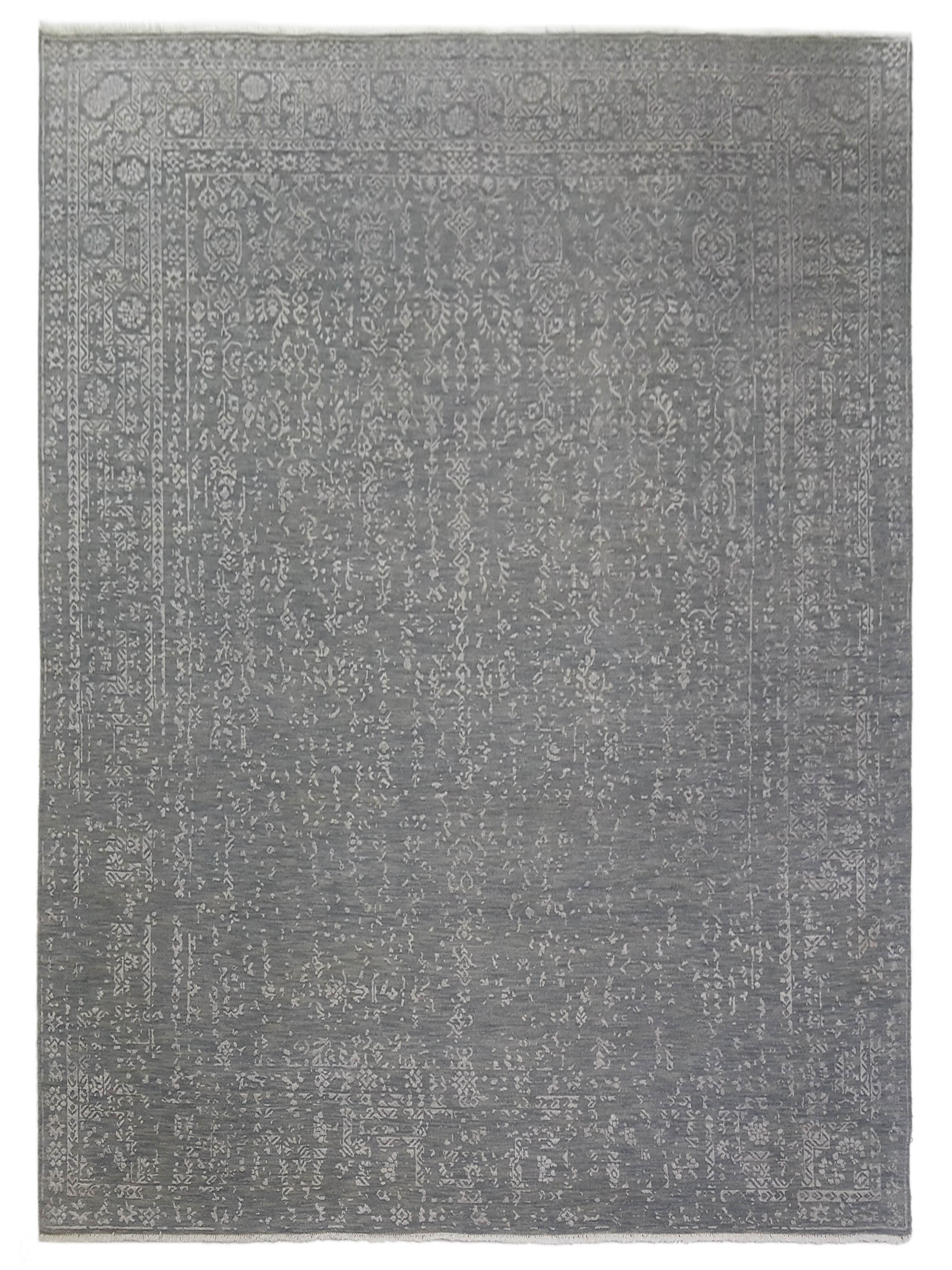 Erase Hand Knotted Grey 8x10