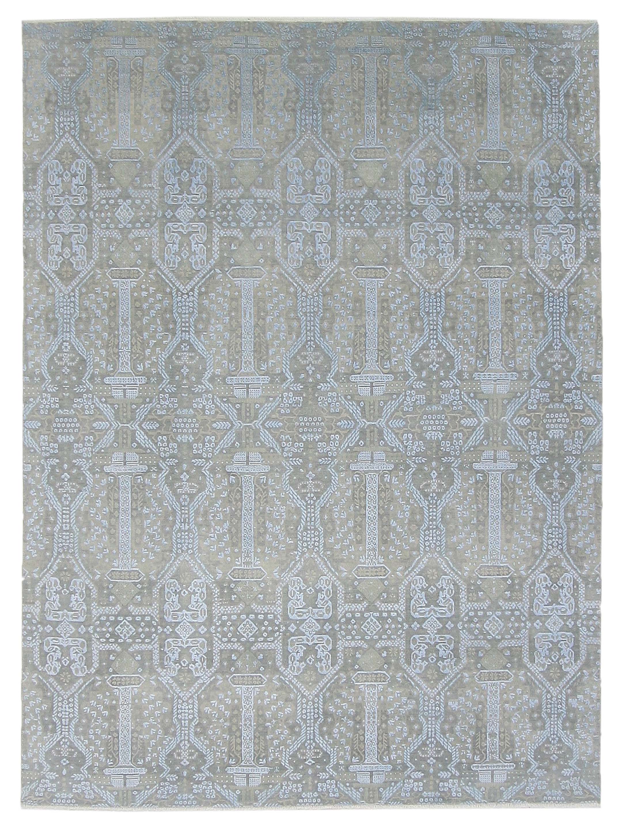 Erase Hand Knotted Beige 8x10