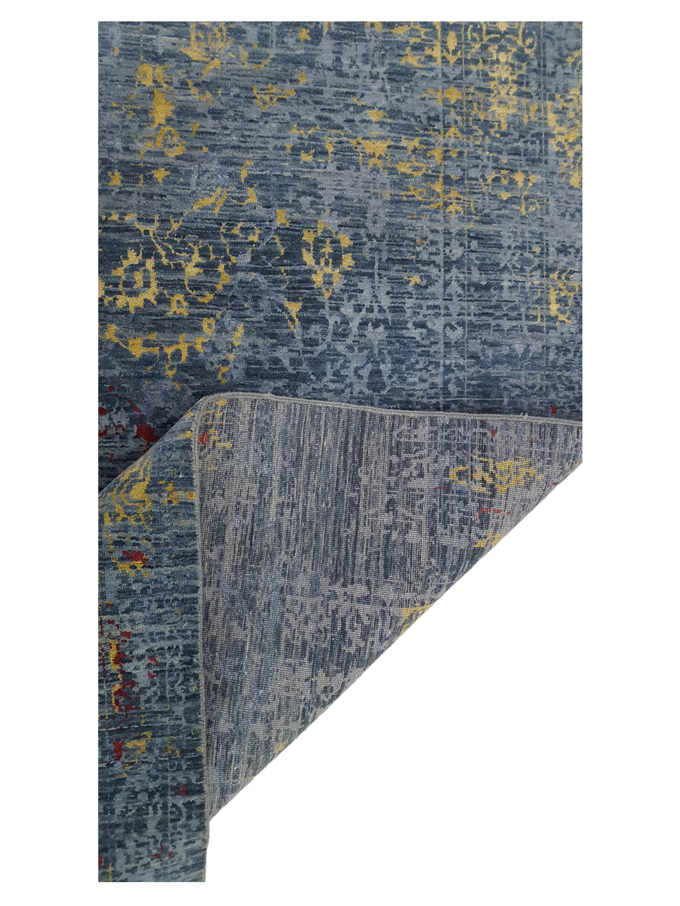 Erase Hand Knotted Multi 8x10 - Image 3 of 6