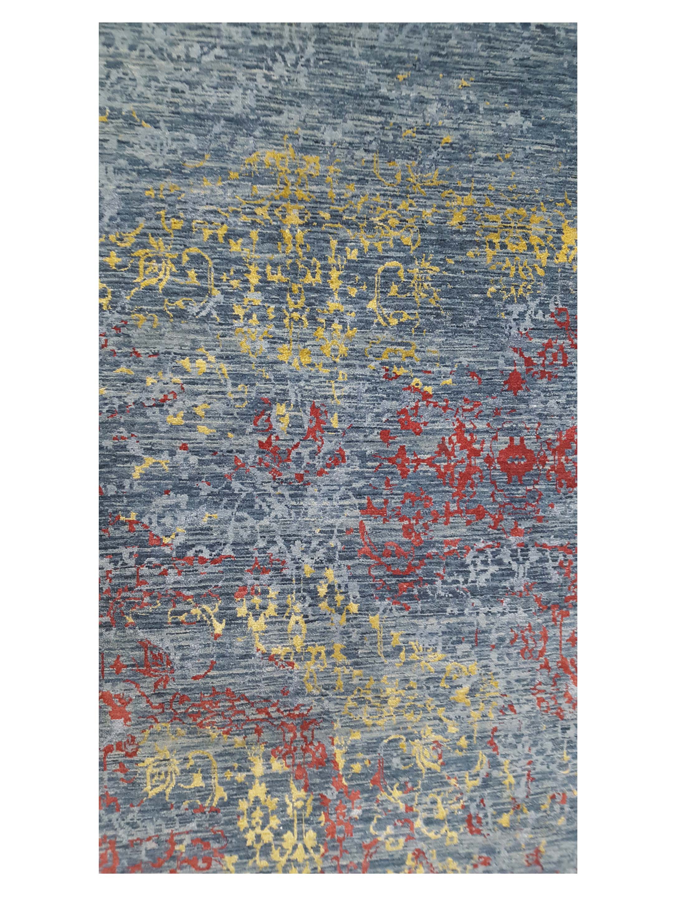 Erase Hand Knotted Multi 8x10 - Image 5 of 6