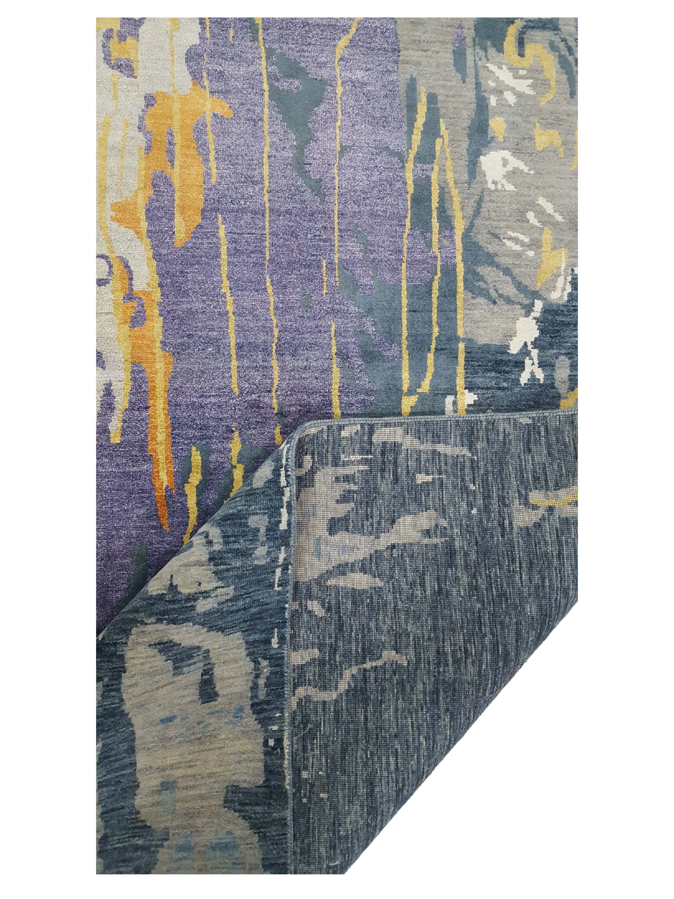 Erase Hand Knotted Multi 10x14 - Image 3 of 5