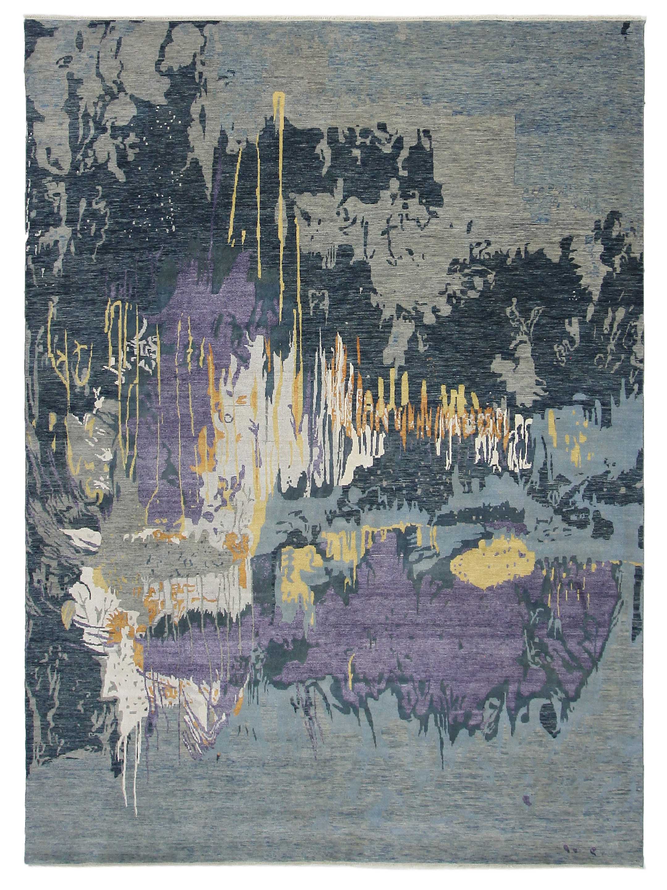 Erase Hand Knotted Multi 10x14
