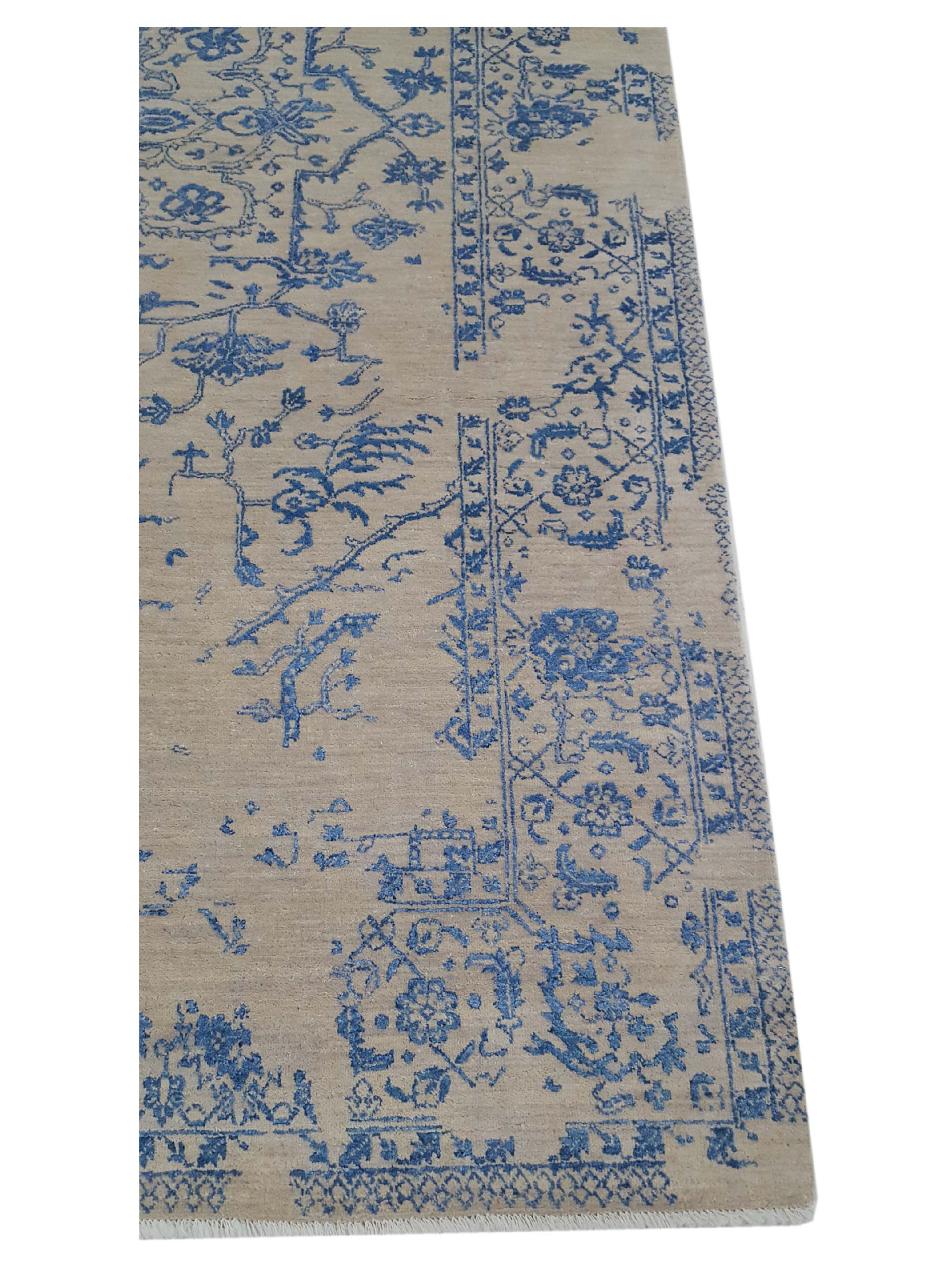Erase Hand Knotted Beige 6x9 - Image 4 of 6