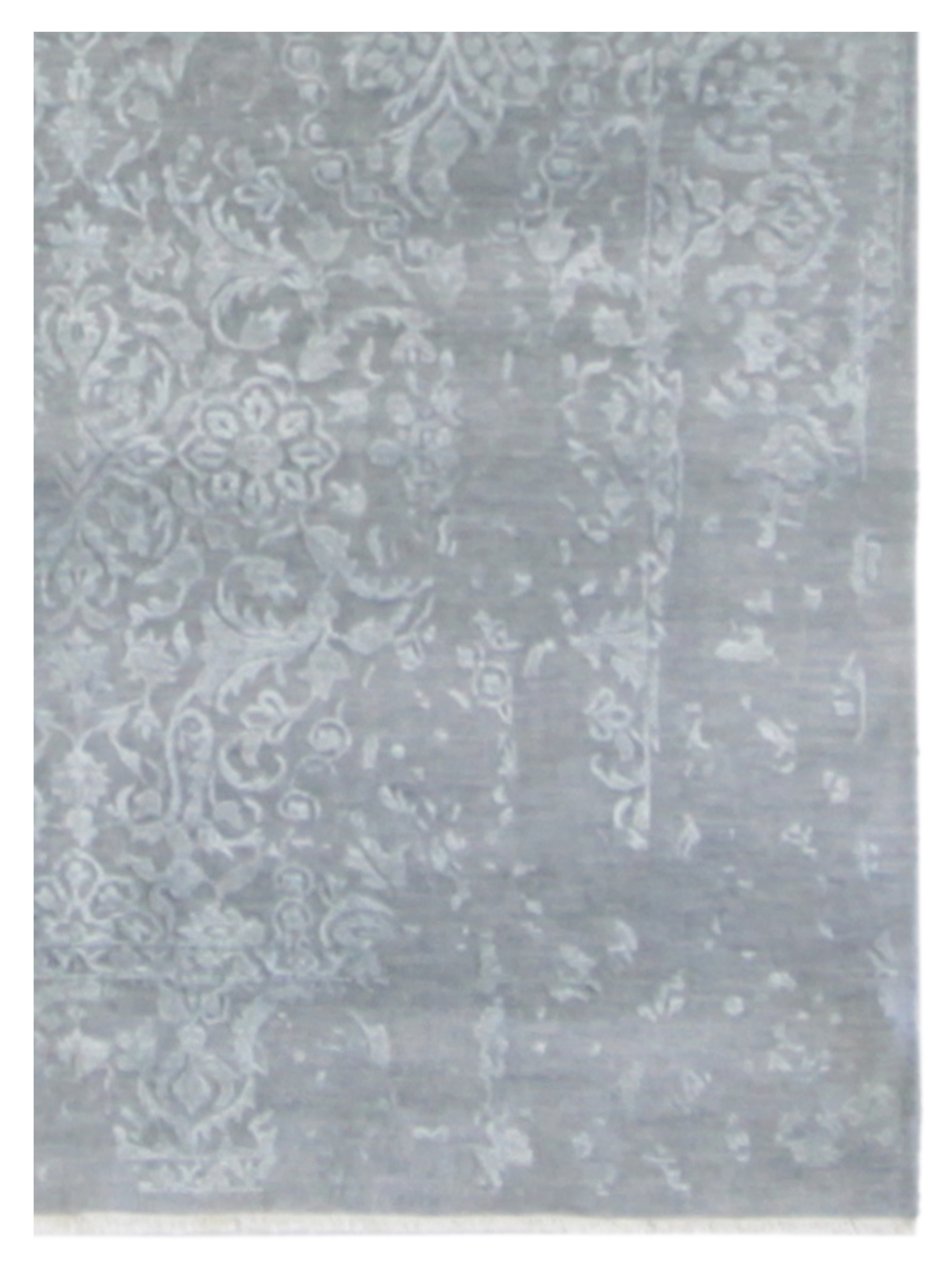 Erase Hand Knotted Silver 6x9 - Image 3 of 4