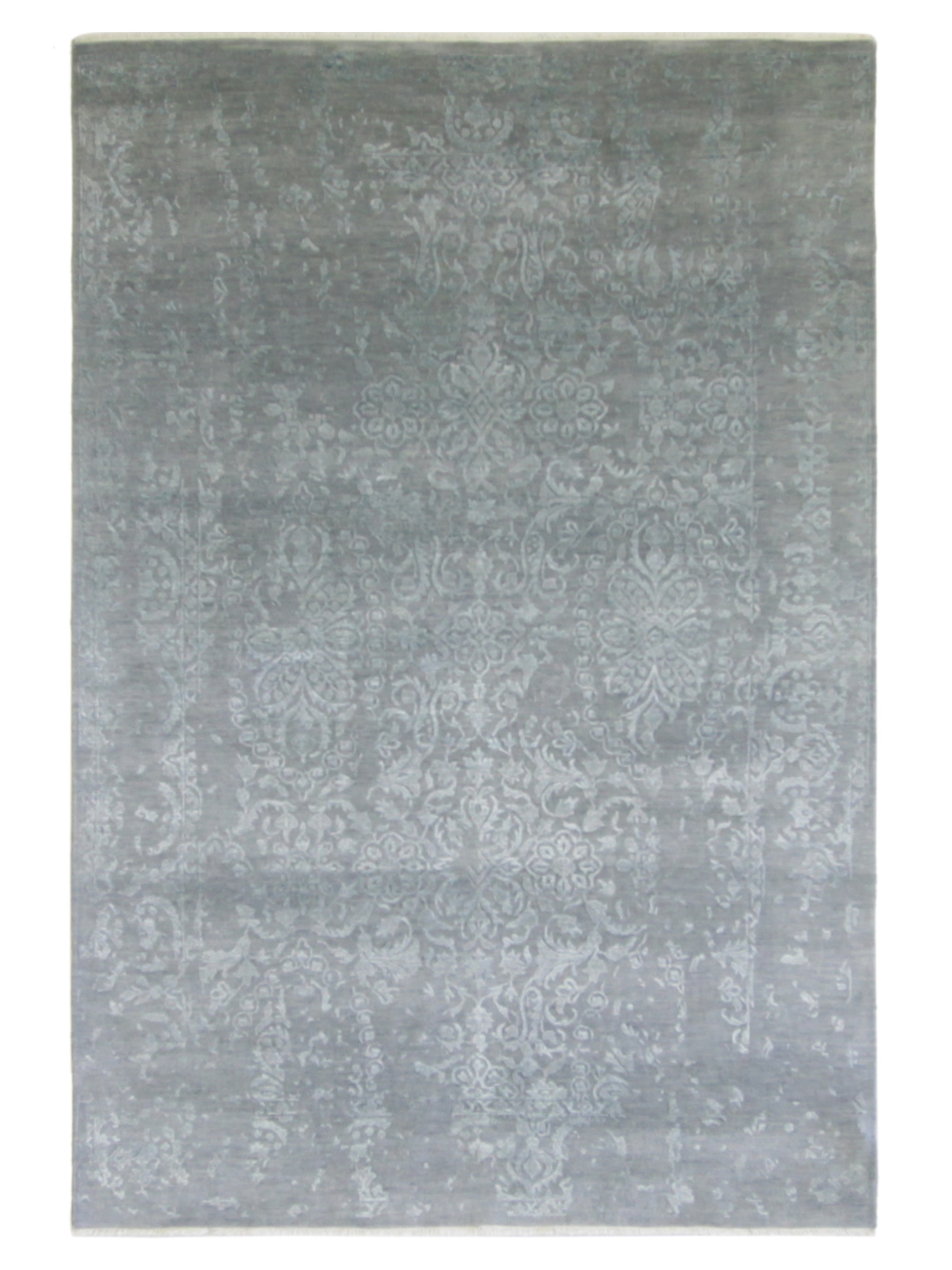 Erase Hand Knotted Silver 6x9