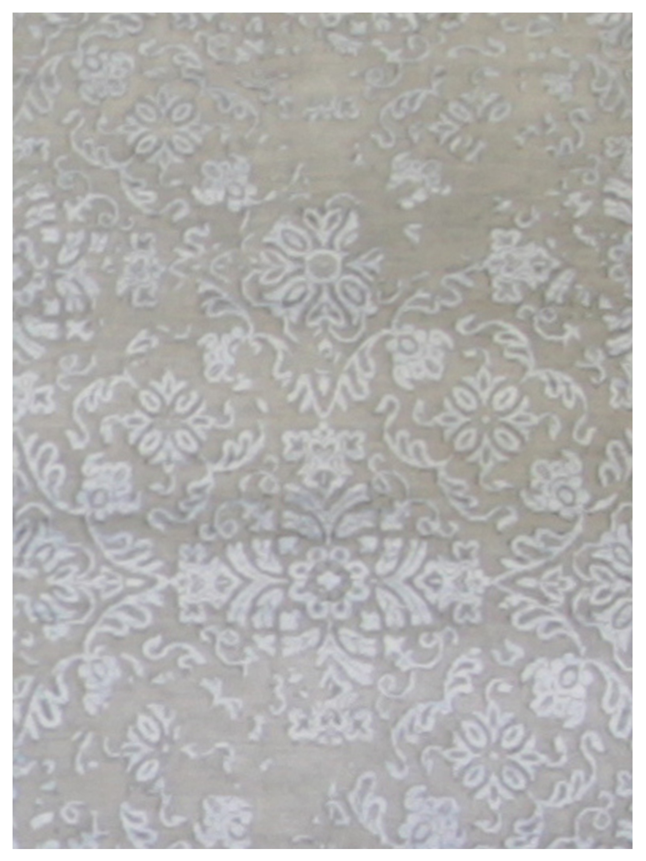 Erase Hand Knotted Beige 6x9 - Image 4 of 5
